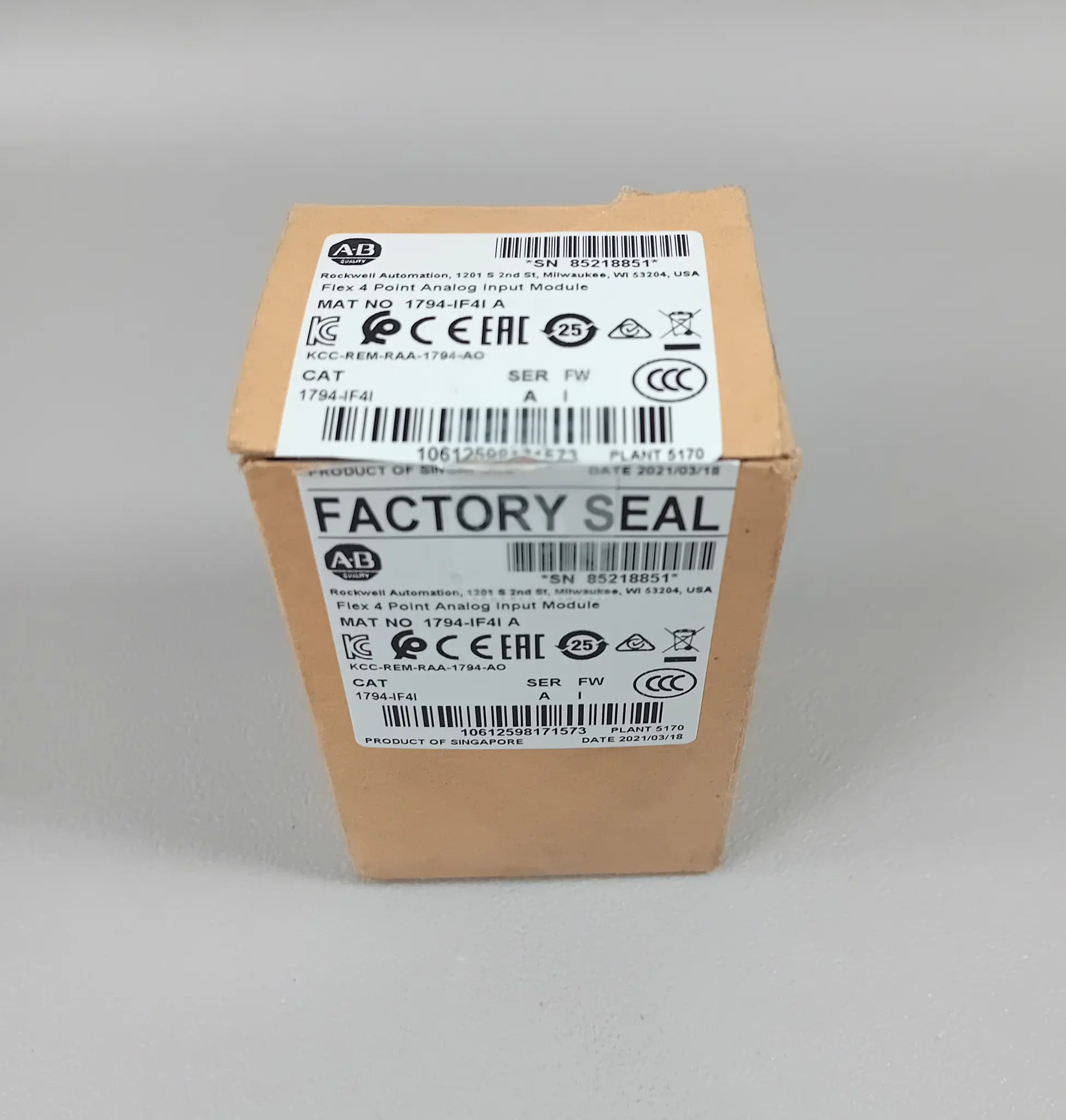 Produktfoto 1 von Allen Bradley 1794-IF4I NEU OVP
