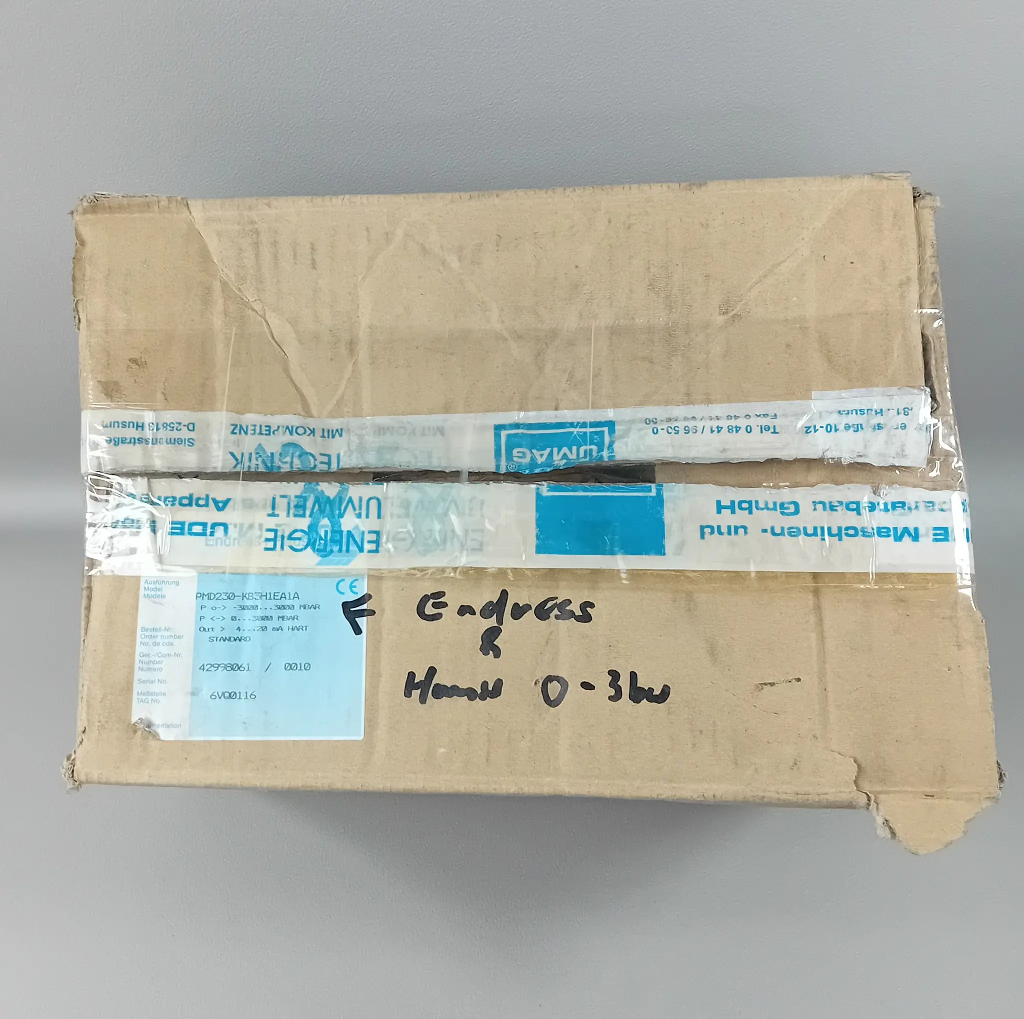 Produktfoto 1 von Endress Hauser PMD230-KB3H1EA1A NEU OVP