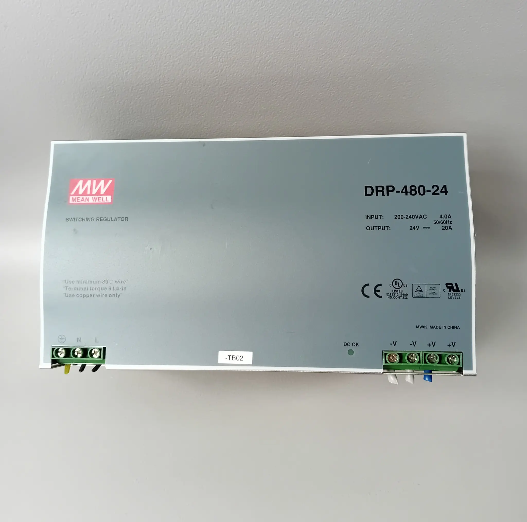 Mean Well DRP-480-24