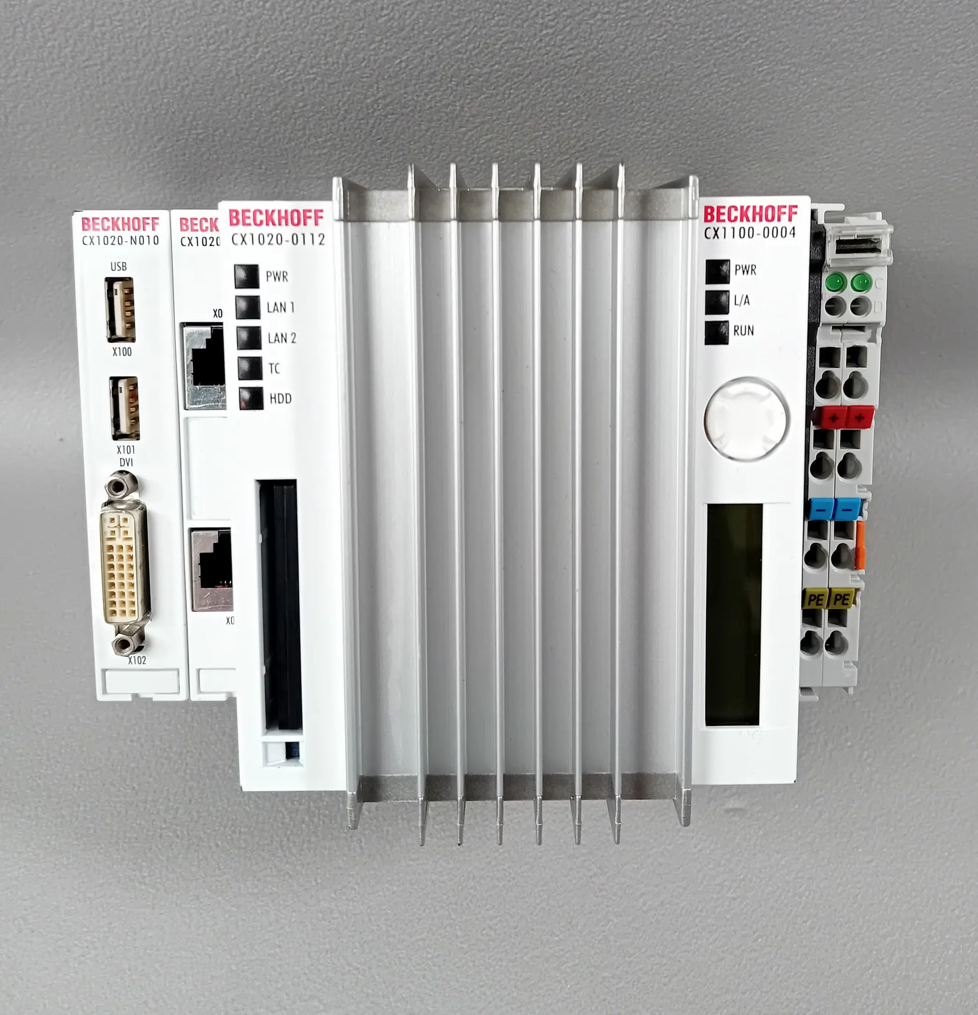 Produktfoto 1 von Beckhoff CX1020-0112 + CX1100-0004 + CX1020-N000 + CX1020-N010 + Memory Card