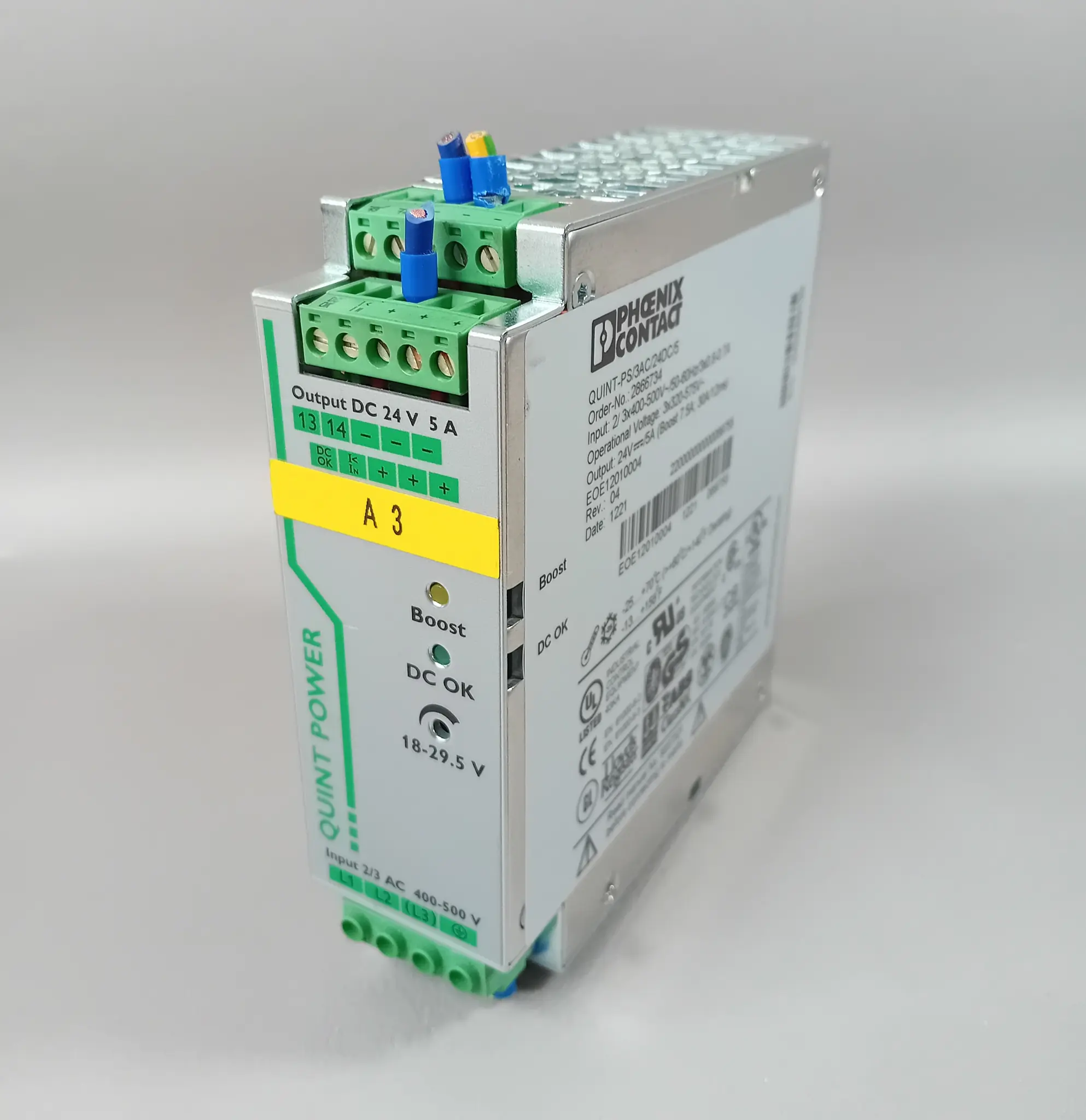 Produktfoto 1 von Phoenix Contact 2866734 QUINT-PS/3AC/24DC/5