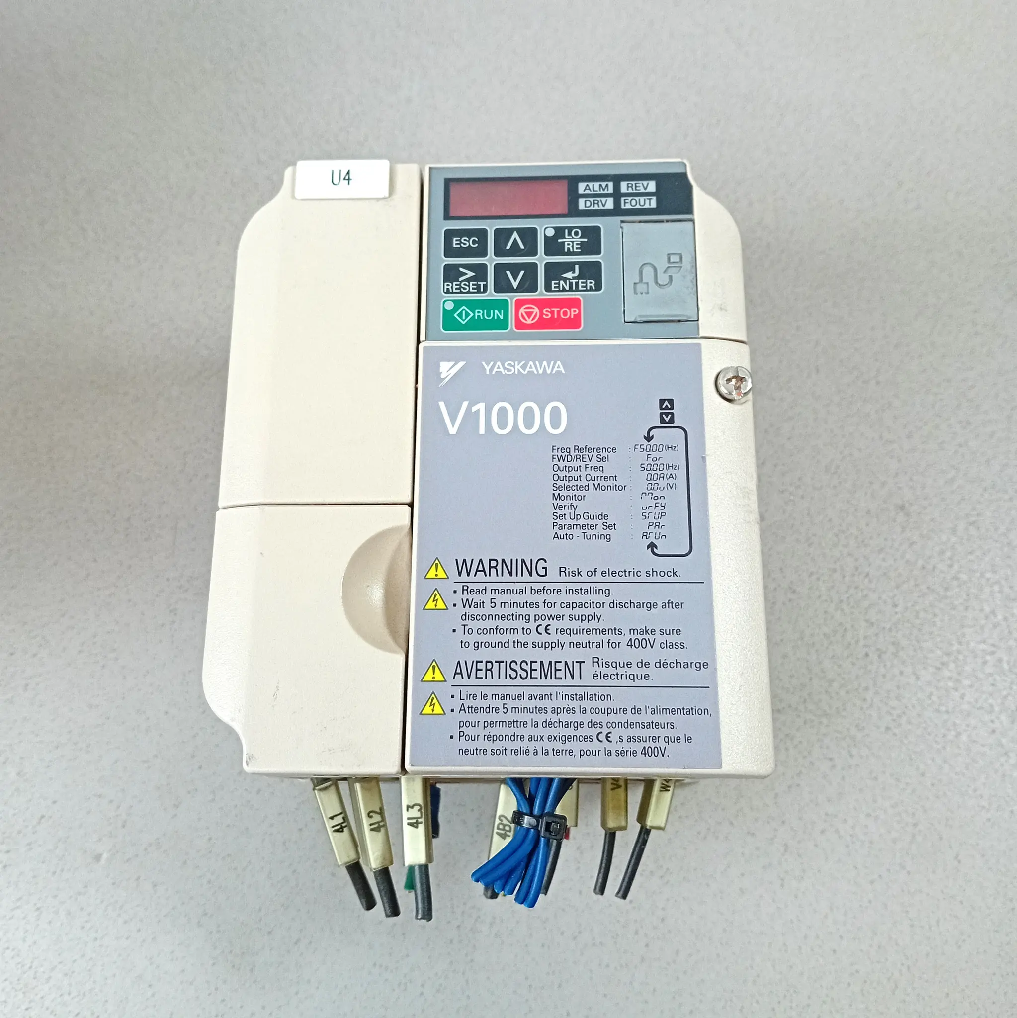 Produktfoto 1 von Yaskawa CIMR-VC4A0002BAA VZA40P4BAA