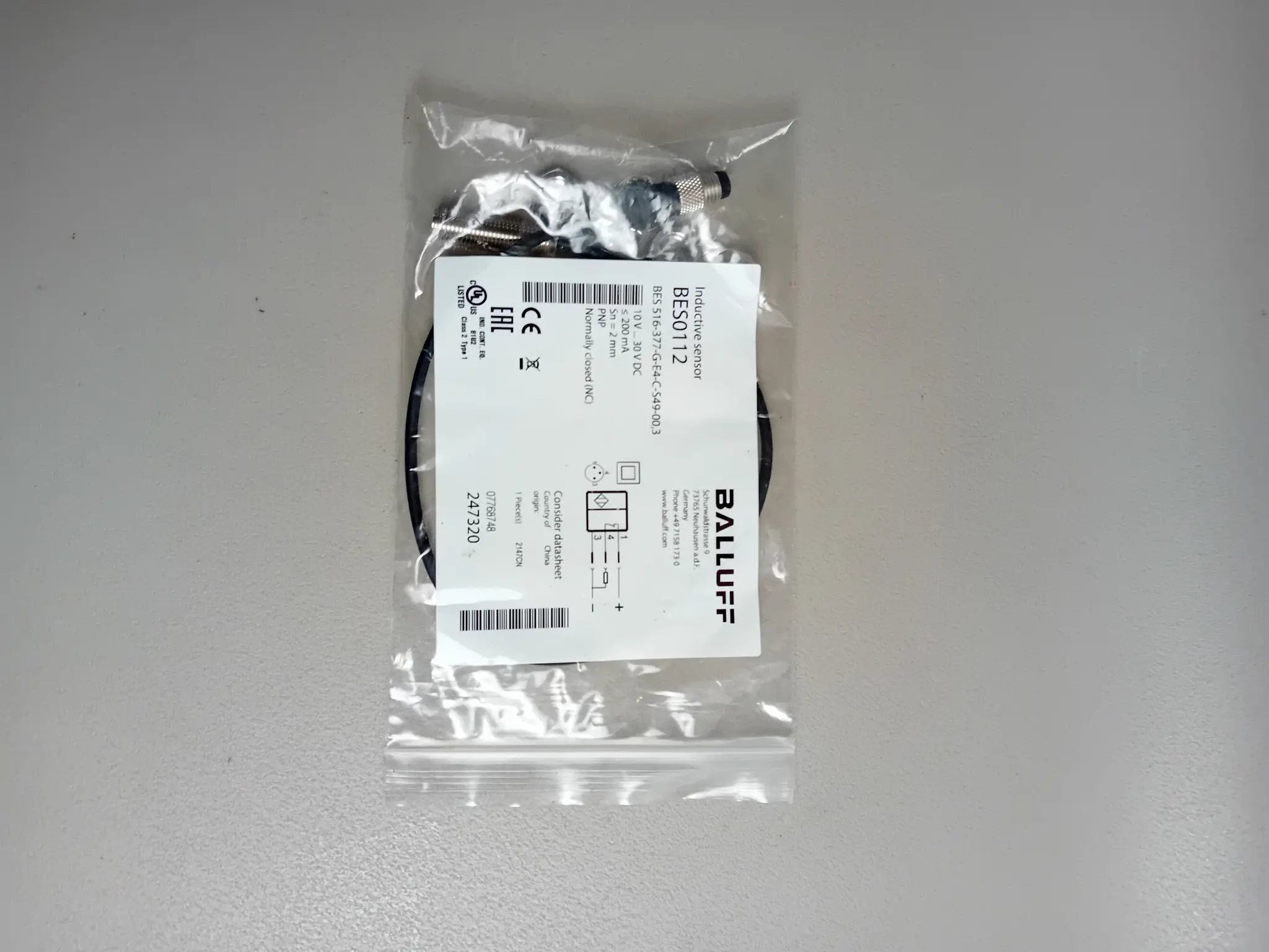 Produktfoto 1 von Balluff BES0112 NEU OVP