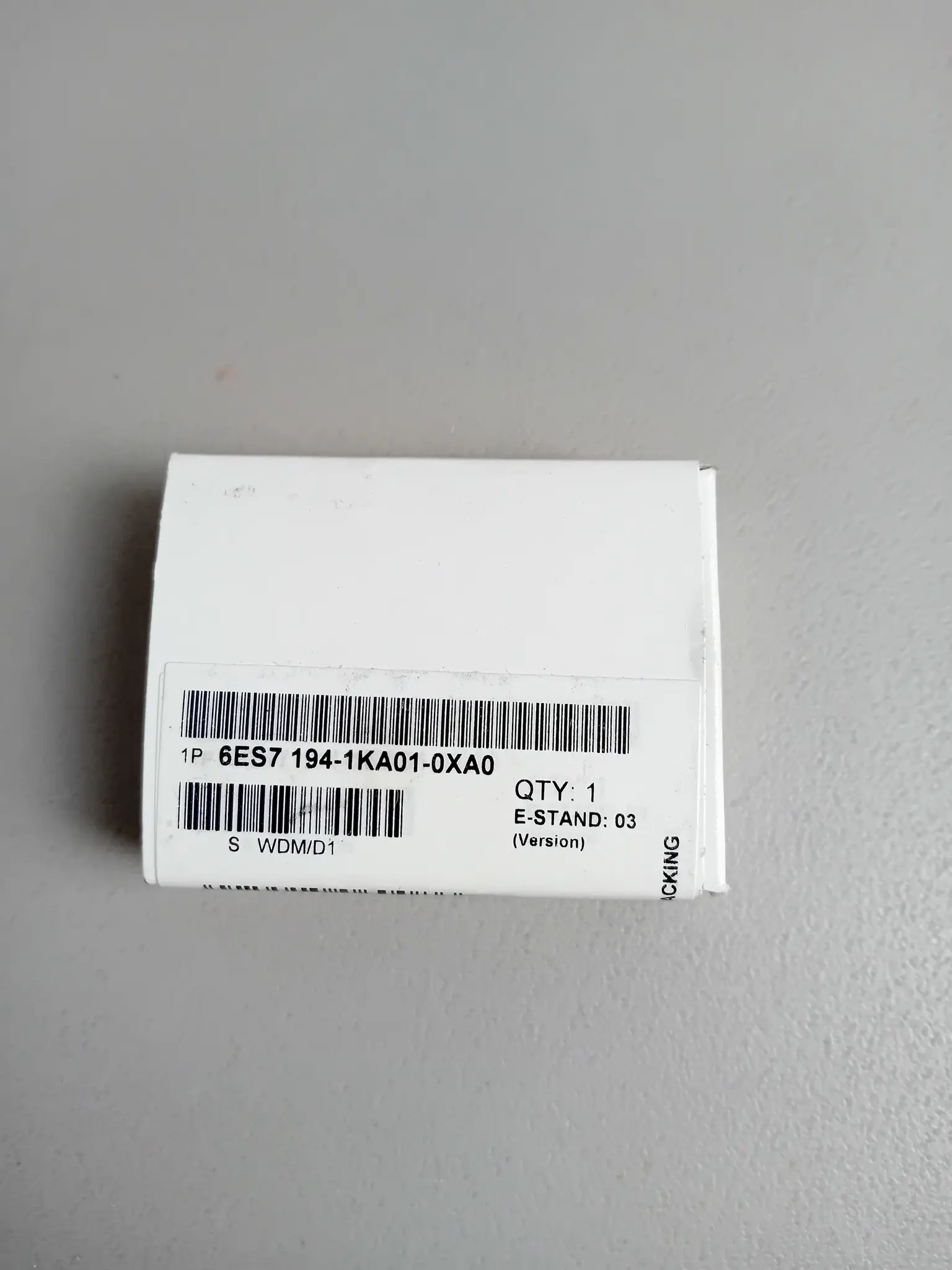 Produktfoto 1 von Siemens 6ES7 194-1KA01-0XA0 NEU versiegelt