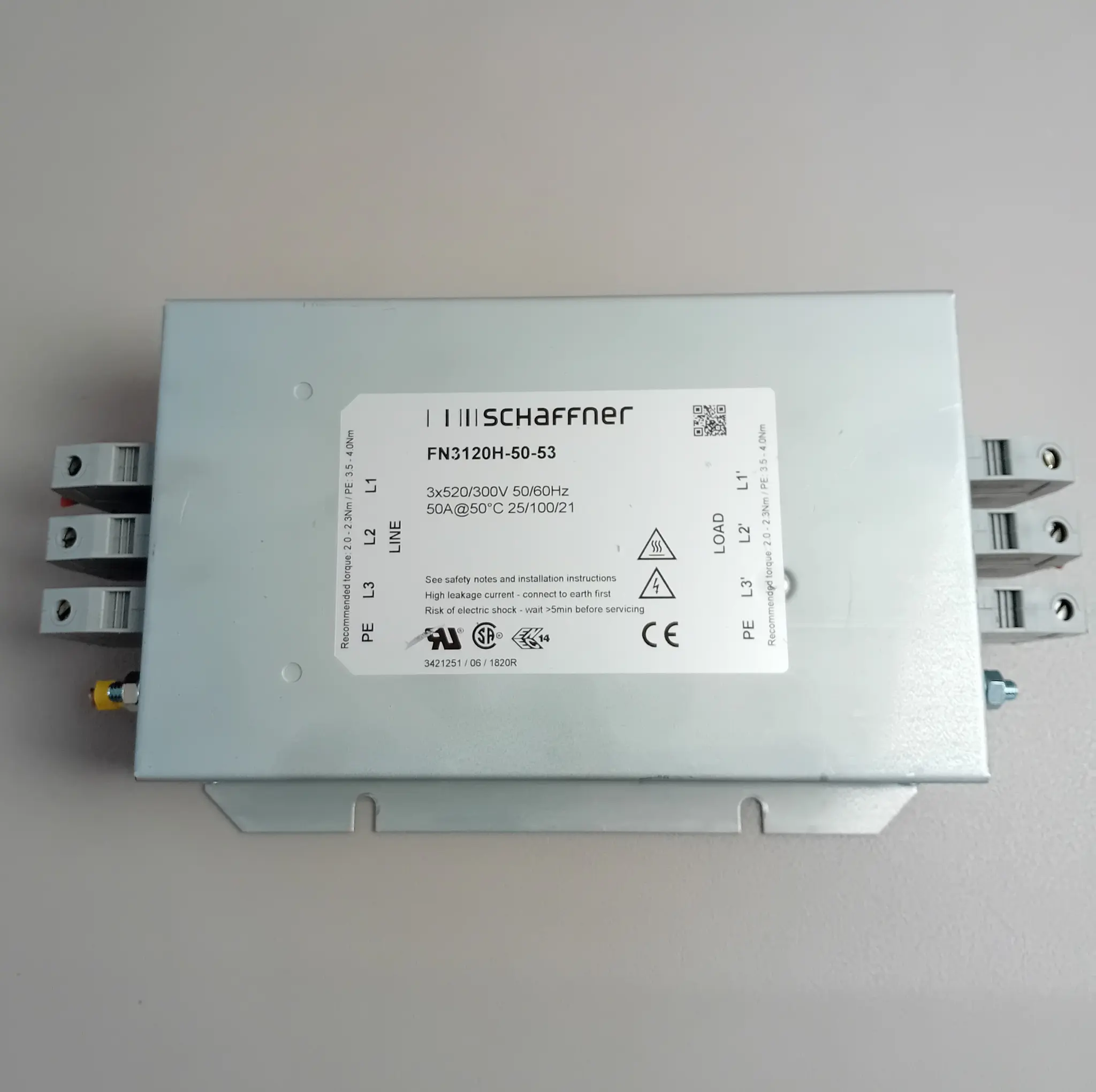 Produktfoto 1 von Schaffner FN3120H-50-53