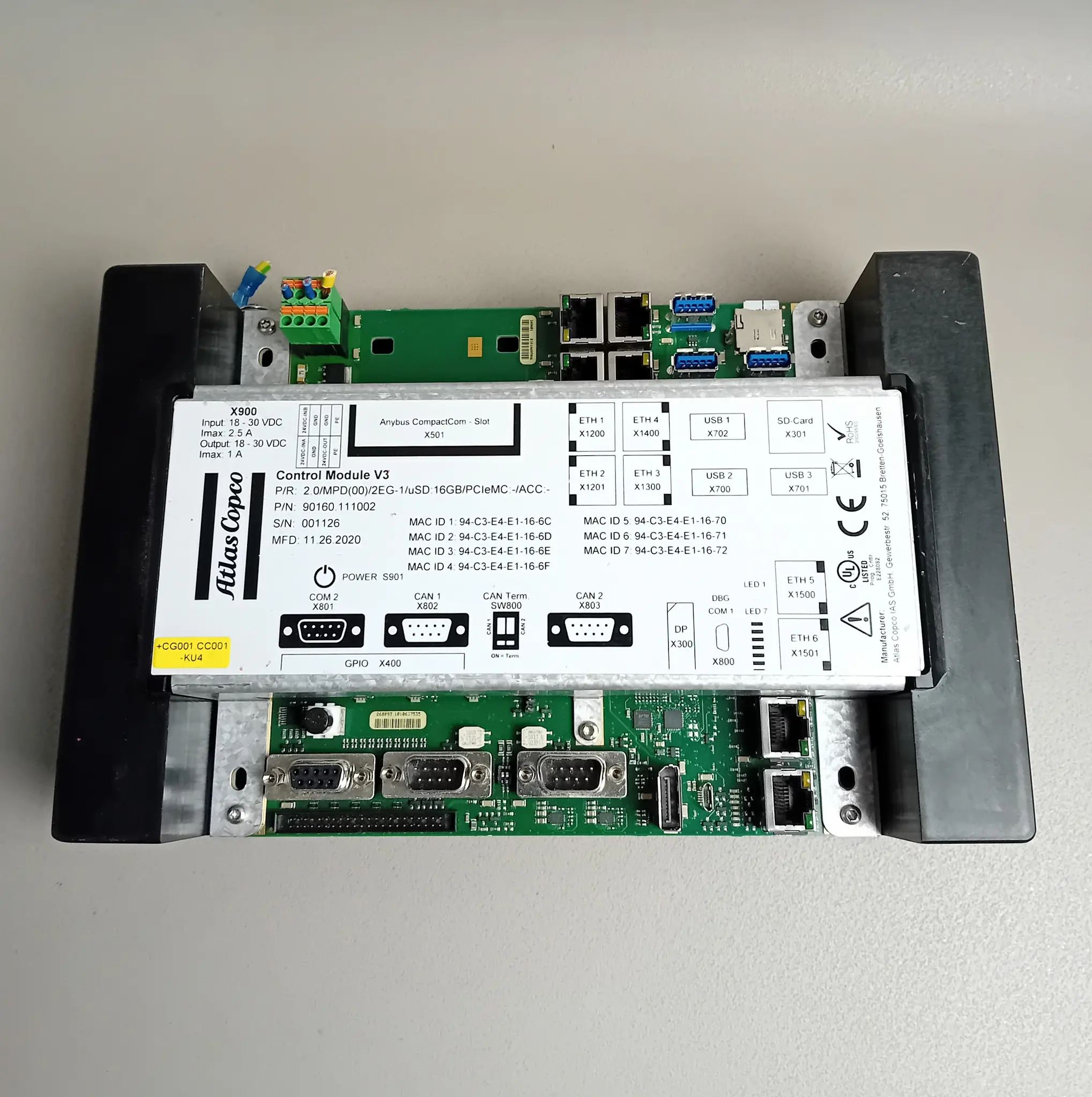 Produktfoto 1 von Atlas Copco X900 Control Module V3