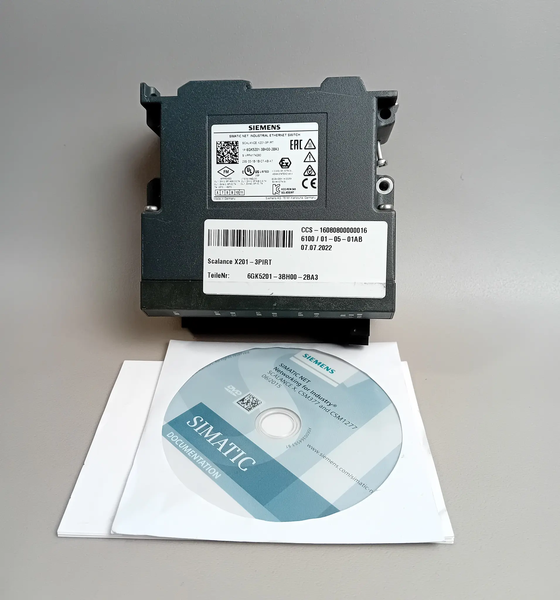 Produktfoto 1 von Siemens 6GK5 201-3BH00-2BA3 / 6GK5201-3BH00-2BA3 NEU ohne OVP