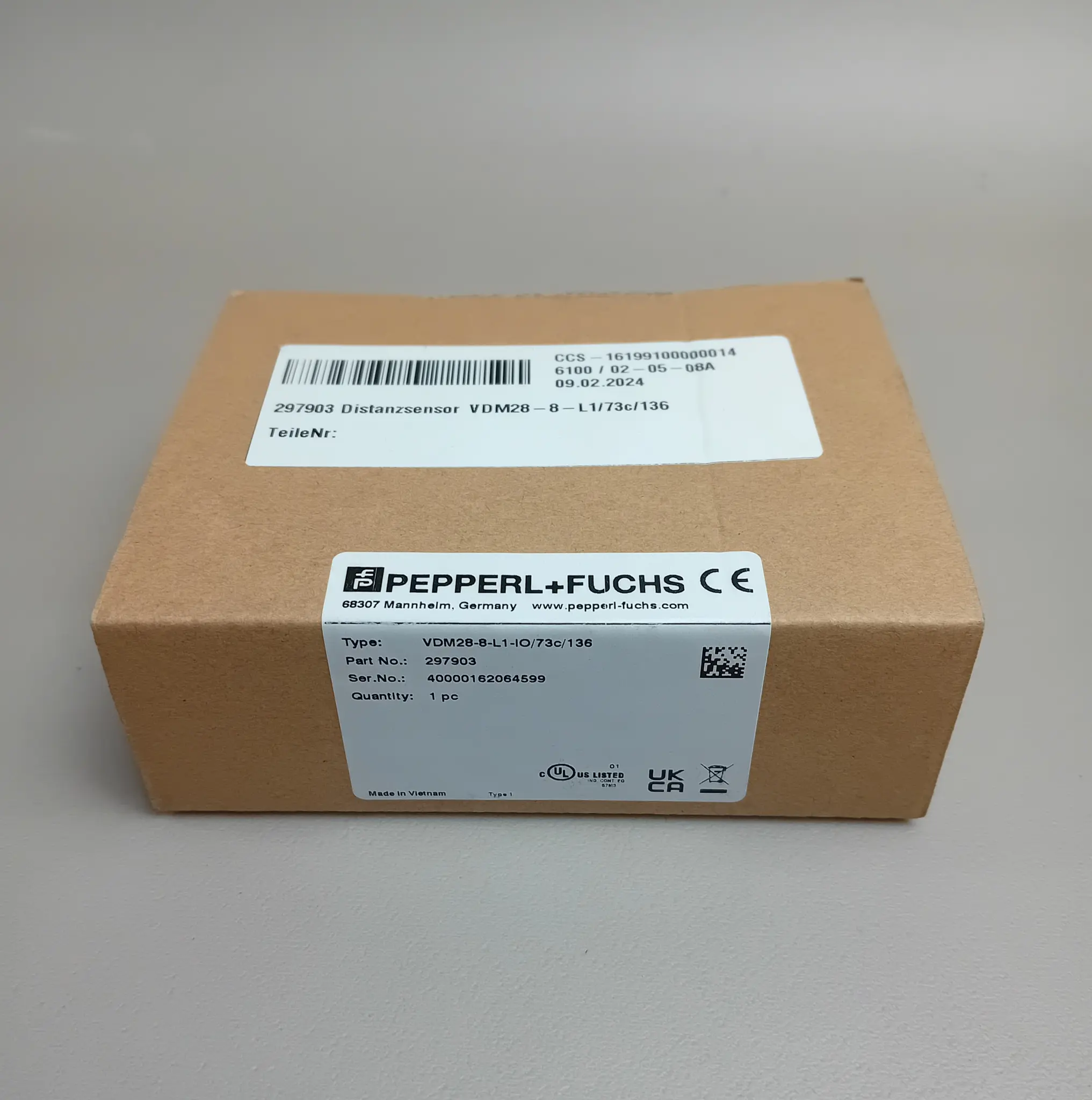 Produktfoto 1 von Pepperl Fuchs 297903 VDM28-8-L1-IO/73c/136 NEU OVP