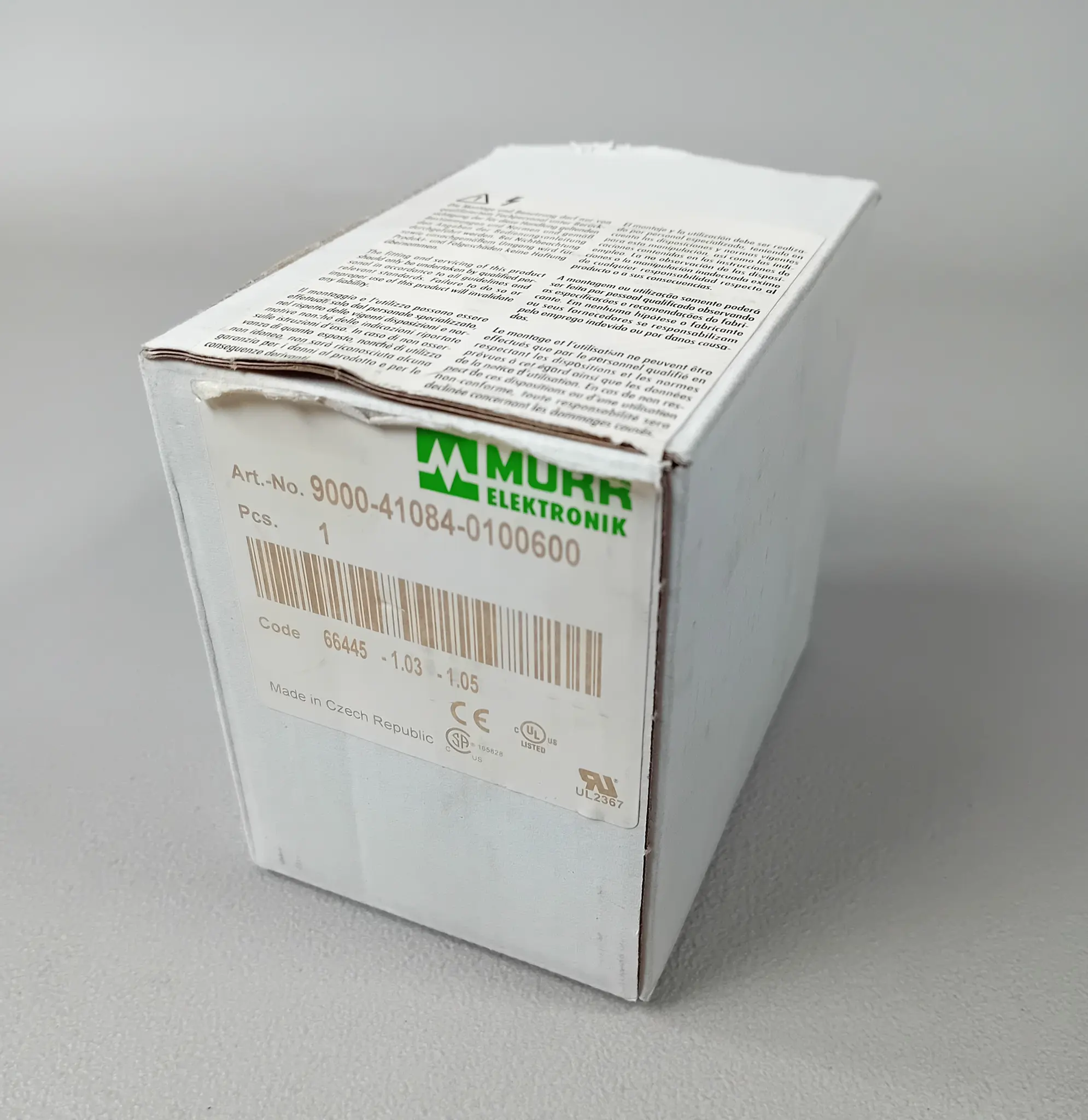 Produktfoto 1 von Murr 9000-41084-0100600 NEU OVP Siegel offen