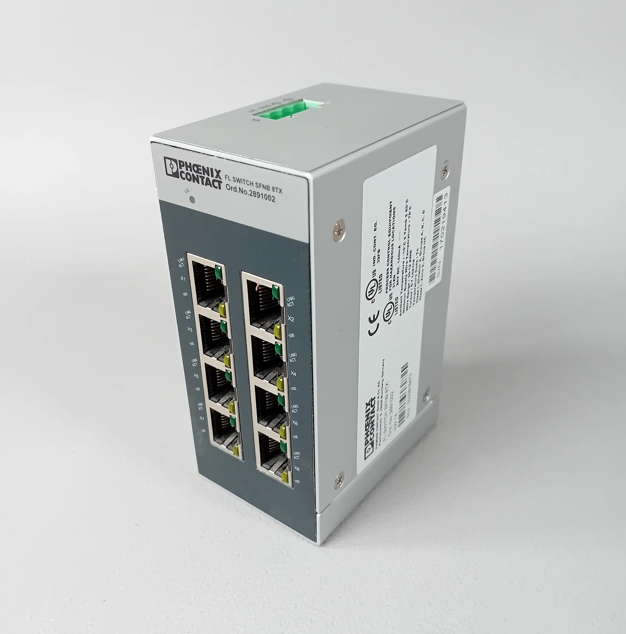 Produktfoto 1 von Phoenix Contact 2891002 FL SWITCH SFNB 8TX