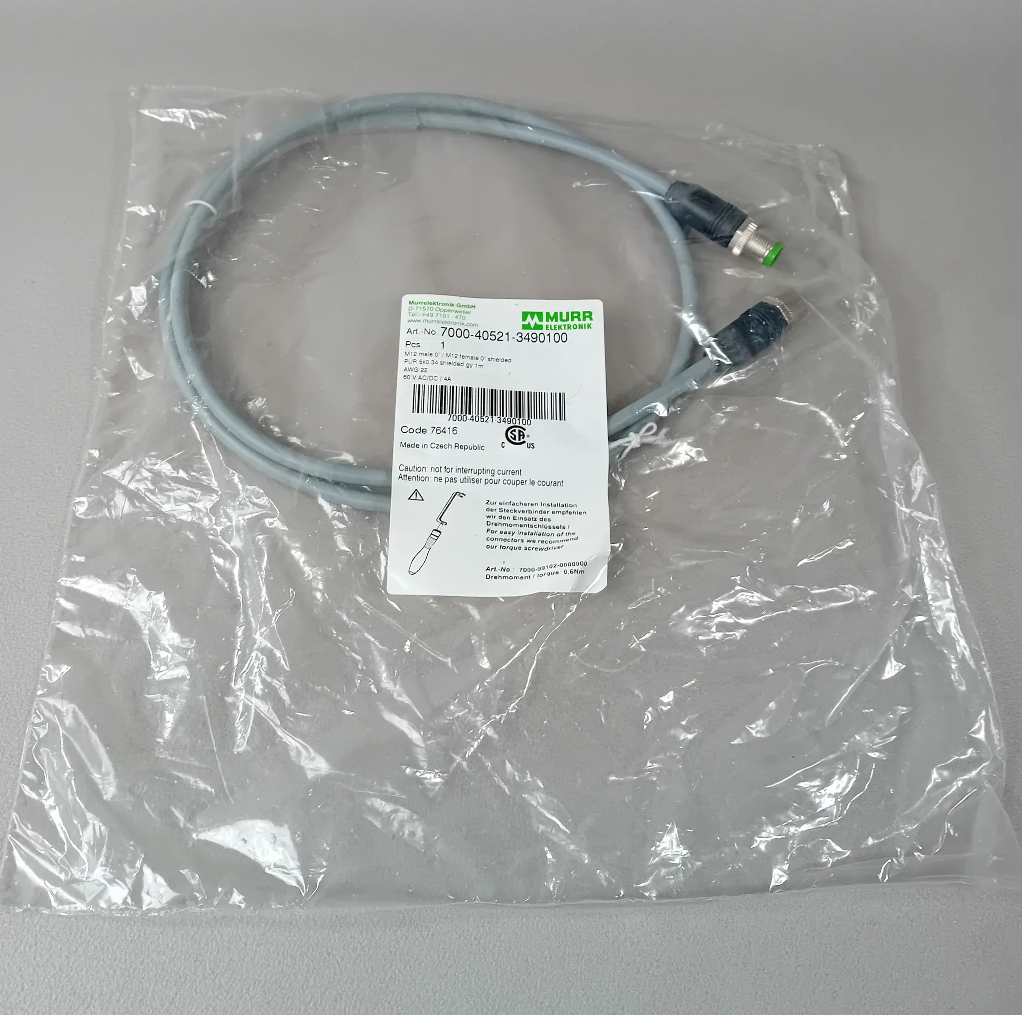 Produktfoto 1 von Murr 7000-40521-3490100 NEU OVP