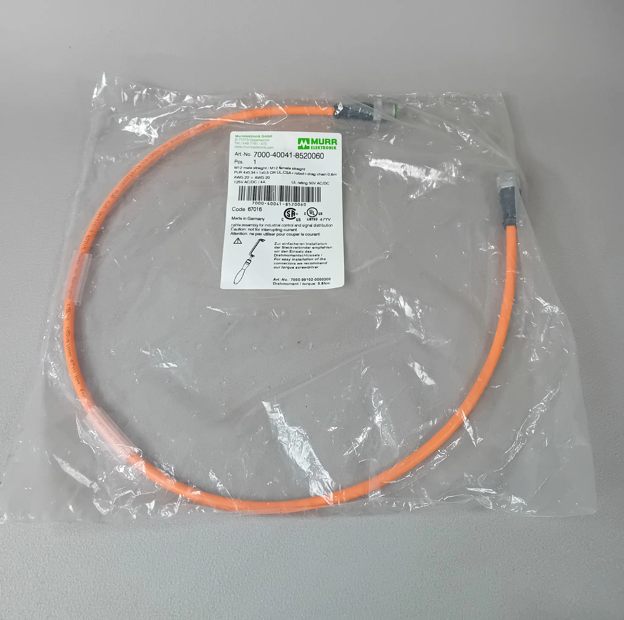 Produktfoto 1 von Murr 7000-40041-8520060 NEU OVP