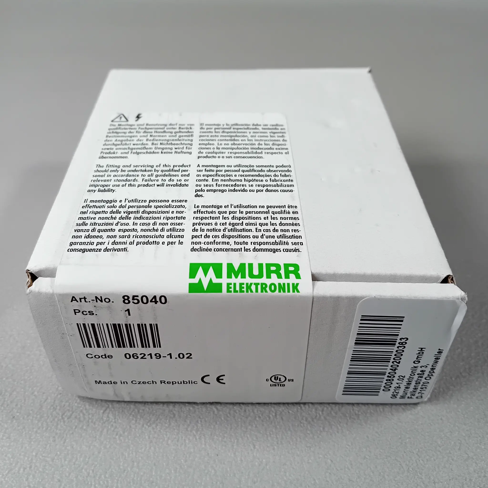 Produktfoto 1 von Murr 85040 NEU OVP versiegelt