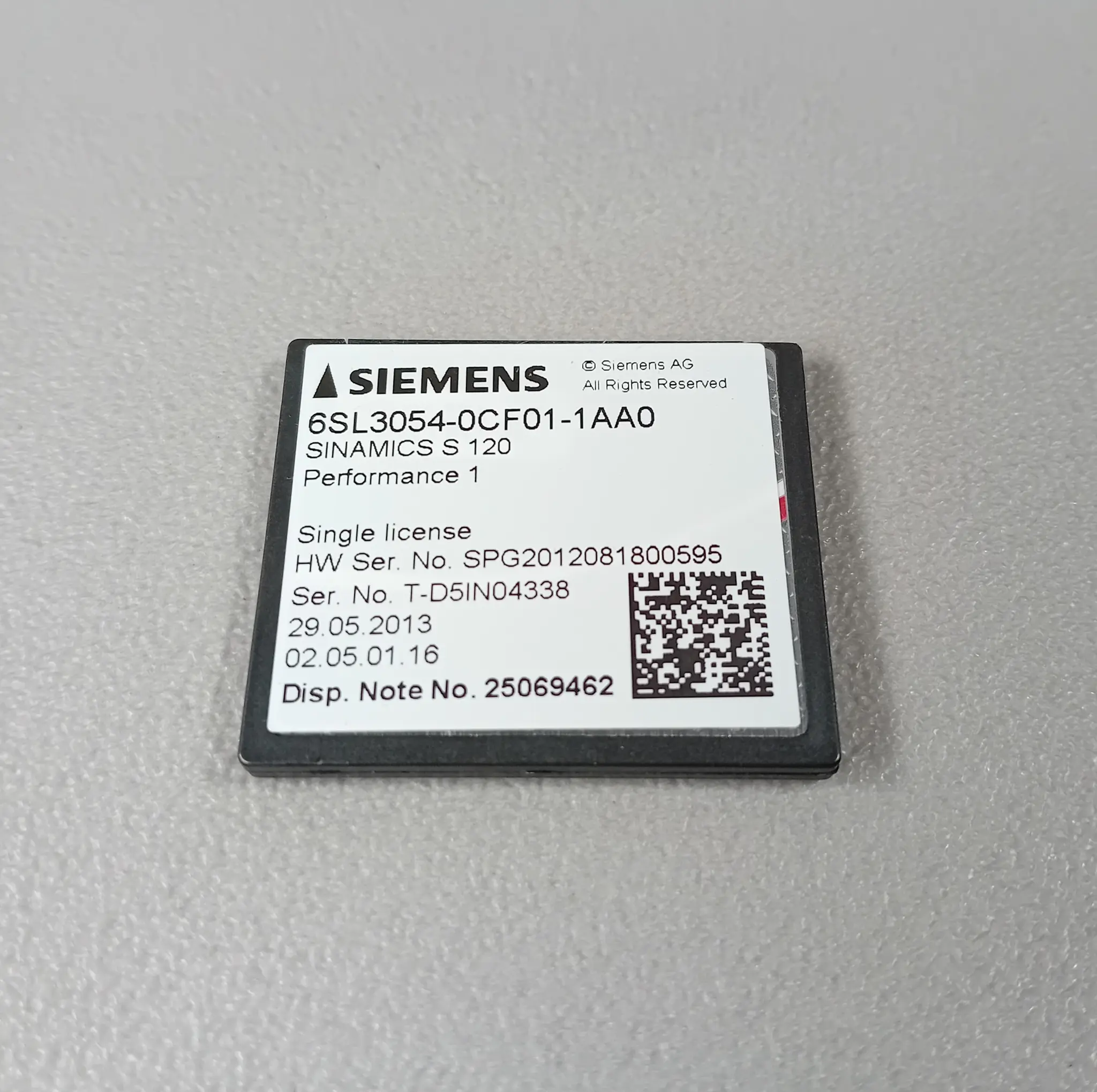 Produktfoto 1 von Siemens 6SL3 054-0CF01-1AA0 / 6SL3054-0CF01-1AA0