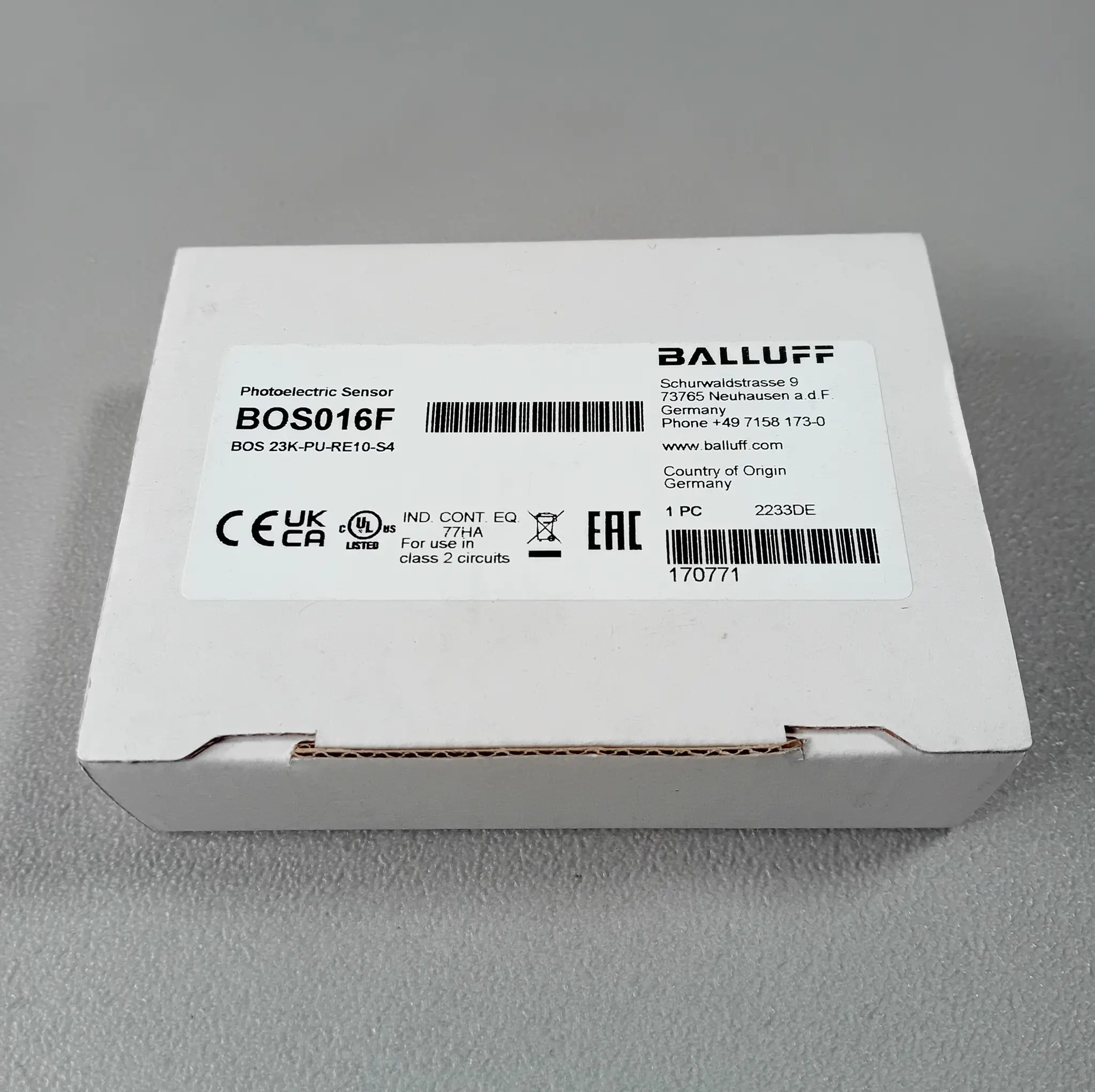 Produktfoto 1 von Balluff BOS016F BOS 23K-PU-RE10-S4 NEU OVP