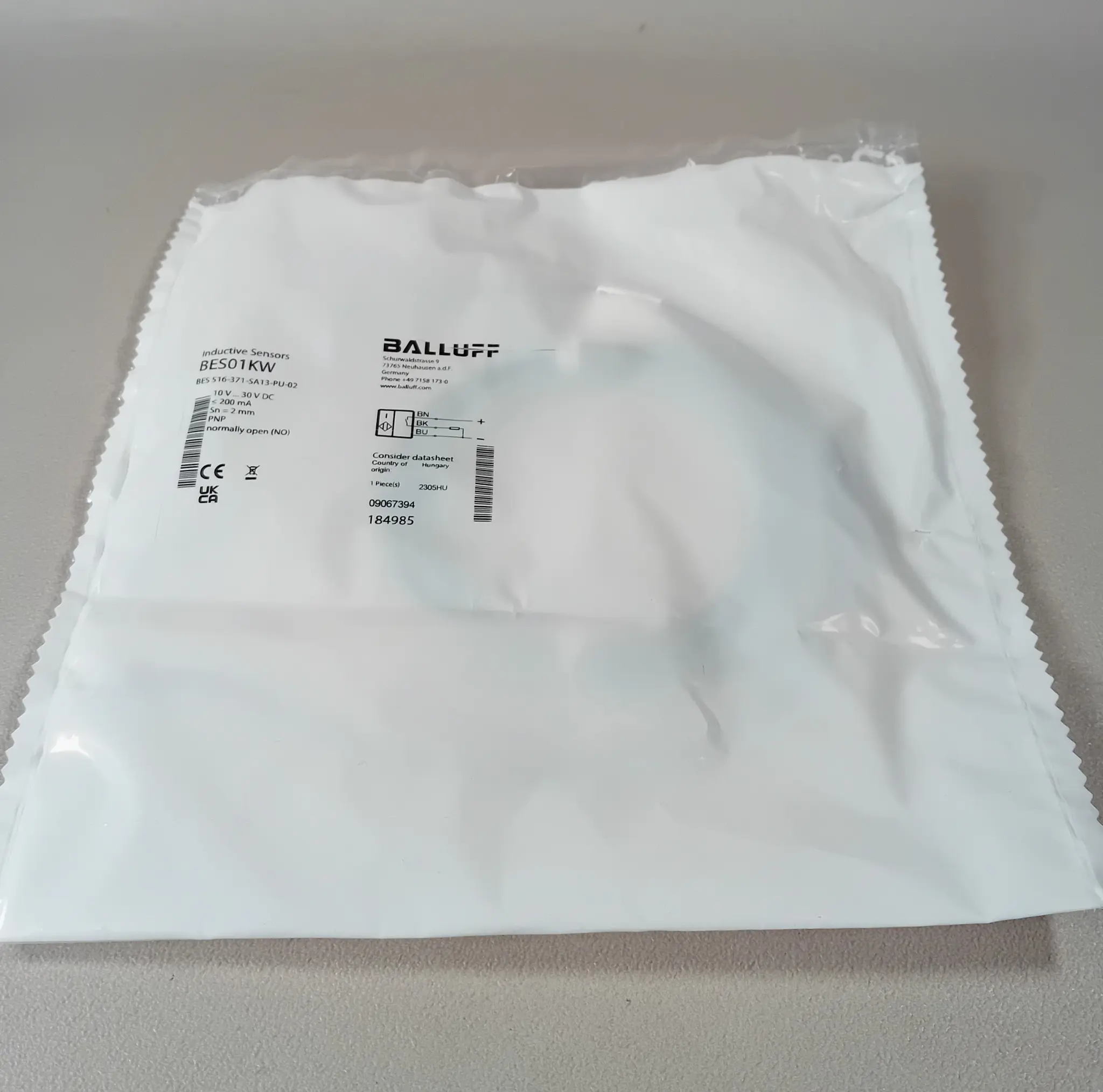 Produktfoto 1 von Balluff BES01KW BES 516-371-SA13-PU-02 NEU OVP