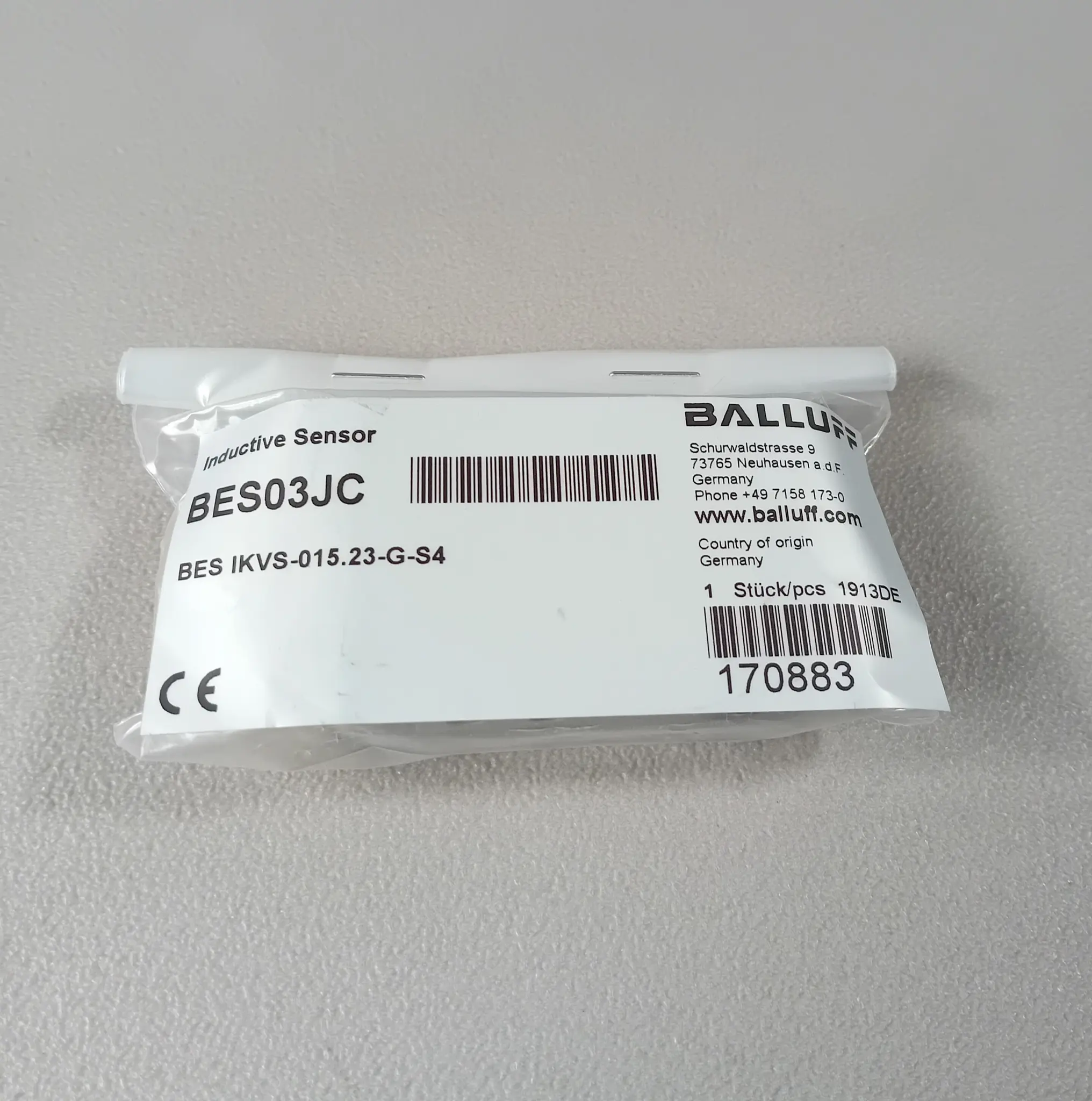 Produktfoto 1 von Balluff BES03JC BES IKVS-015.23-G-S4 Inductive Sensor NEU OVP