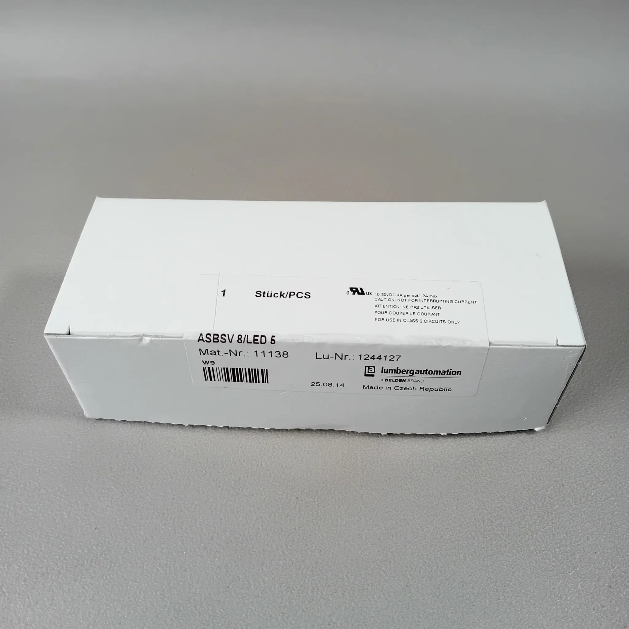 Produktfoto 1 von Lumberg ASBSV 8/LED 5 NEU OVP