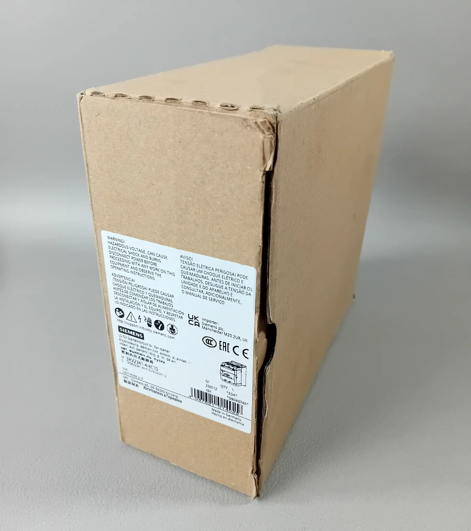Produktfoto 1 von Siemens 3RV2341-4HC10 NEU OVP
