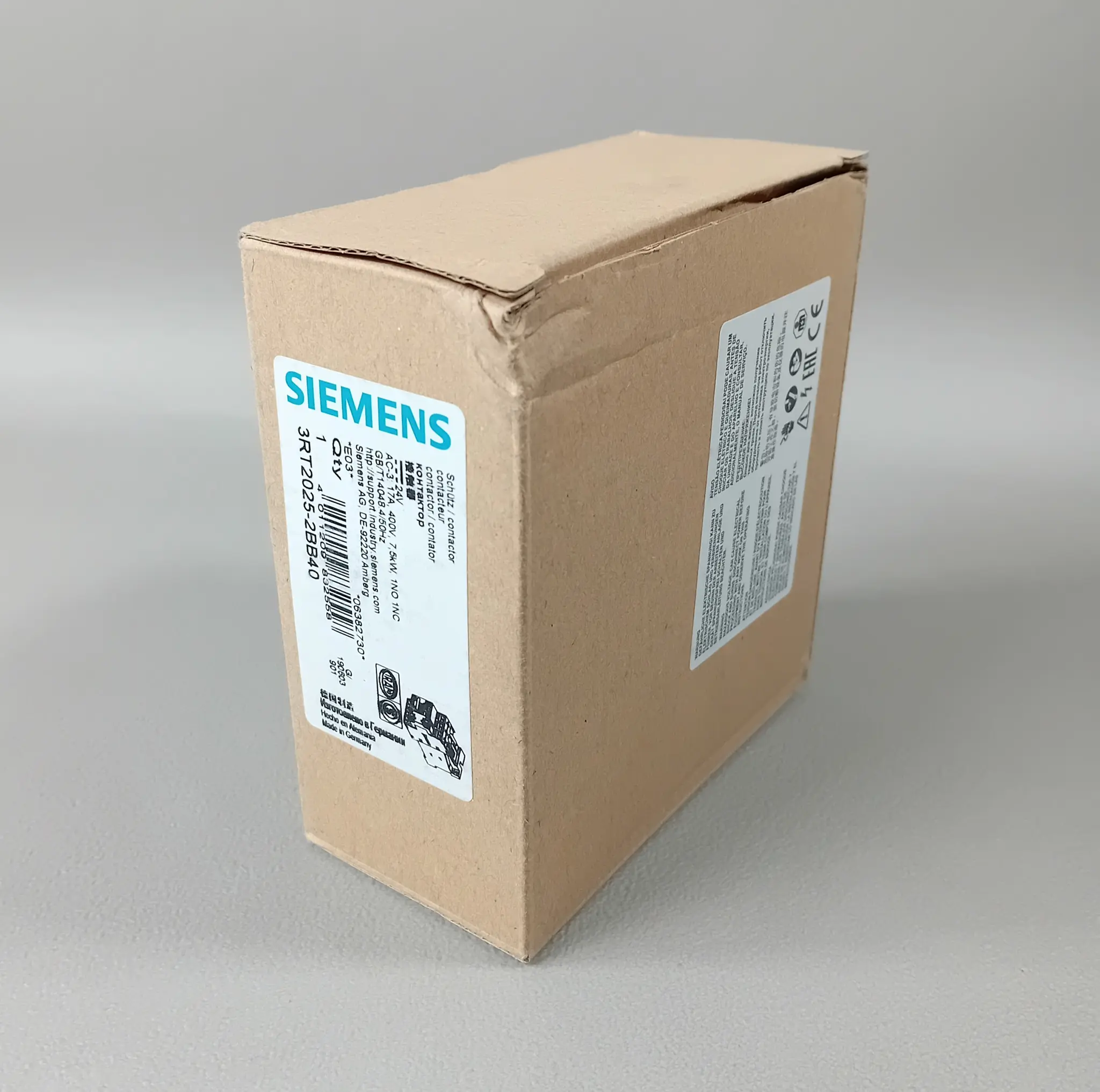 Produktfoto 1 von Siemens 3RT2025-2BB40 NEU OVP