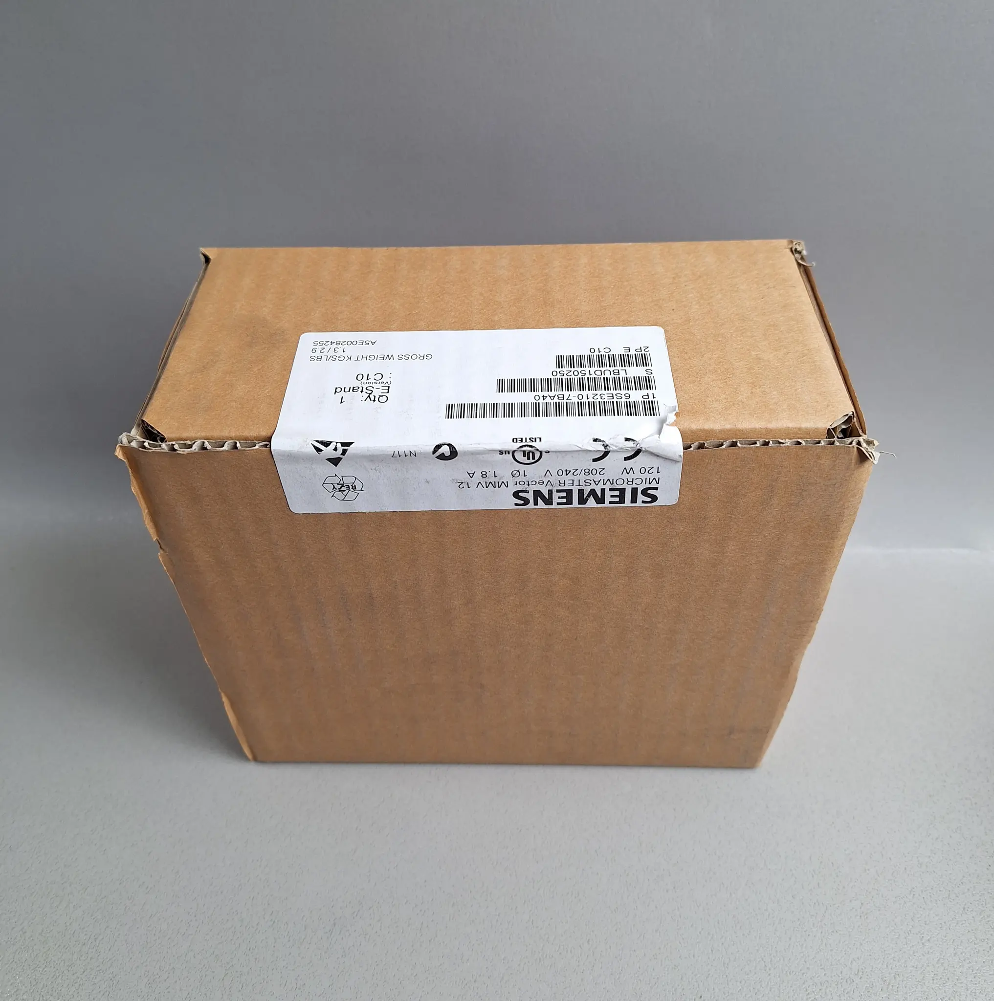 Produktfoto 1 von Siemens 6SE3210-7BA40 NEU OVP versiegelt