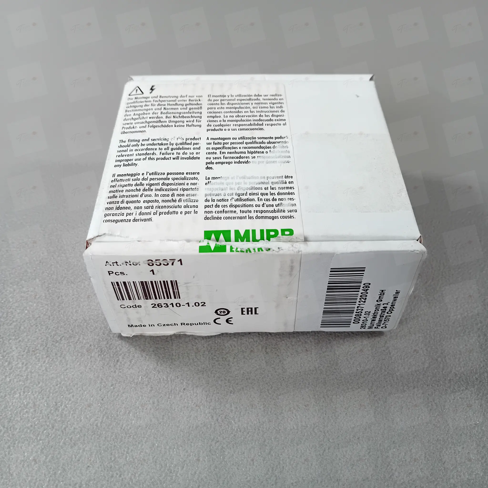 Produktfoto 1 von Murr 85371 Schaltnetzteil MEU Siegel offen