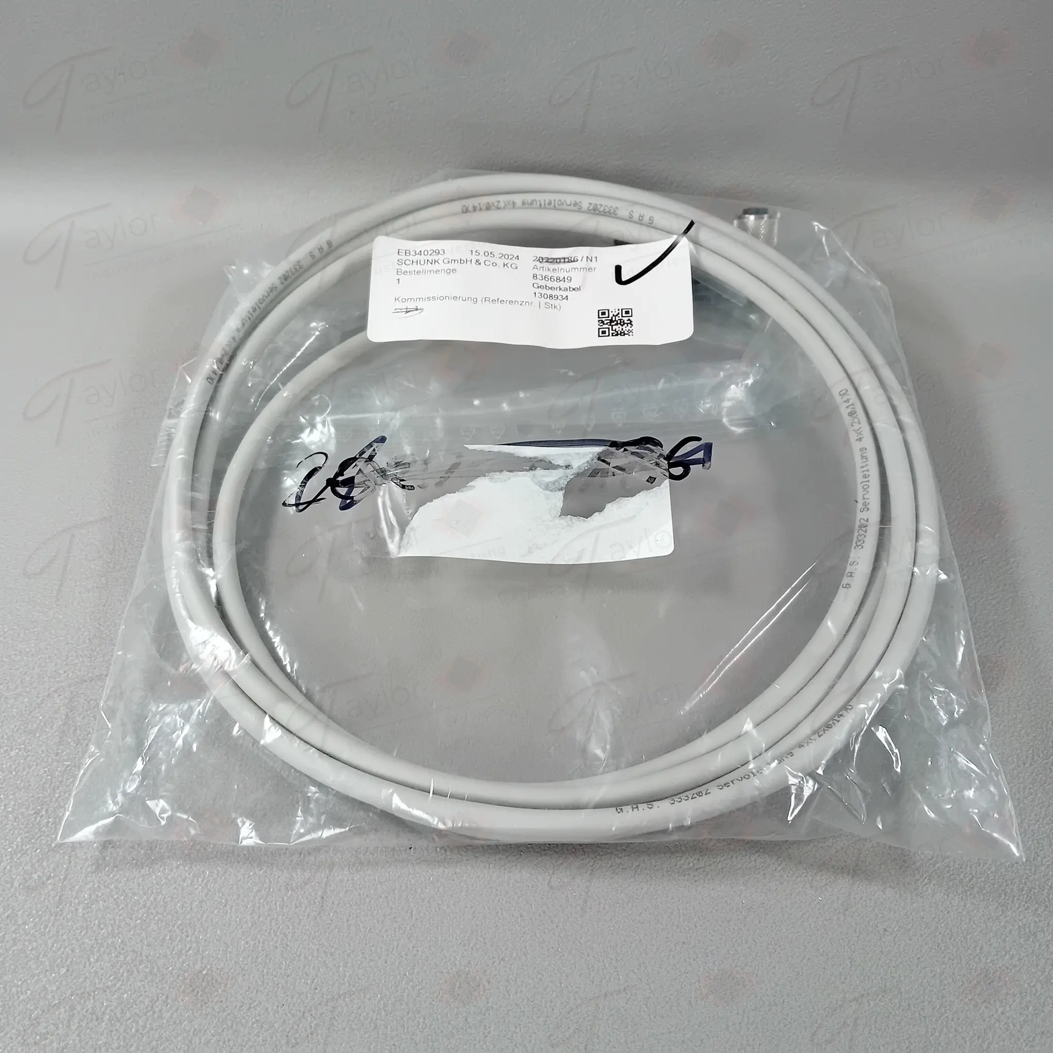 Produktfoto 1 von Schunk Geberkabel 333202 NEU