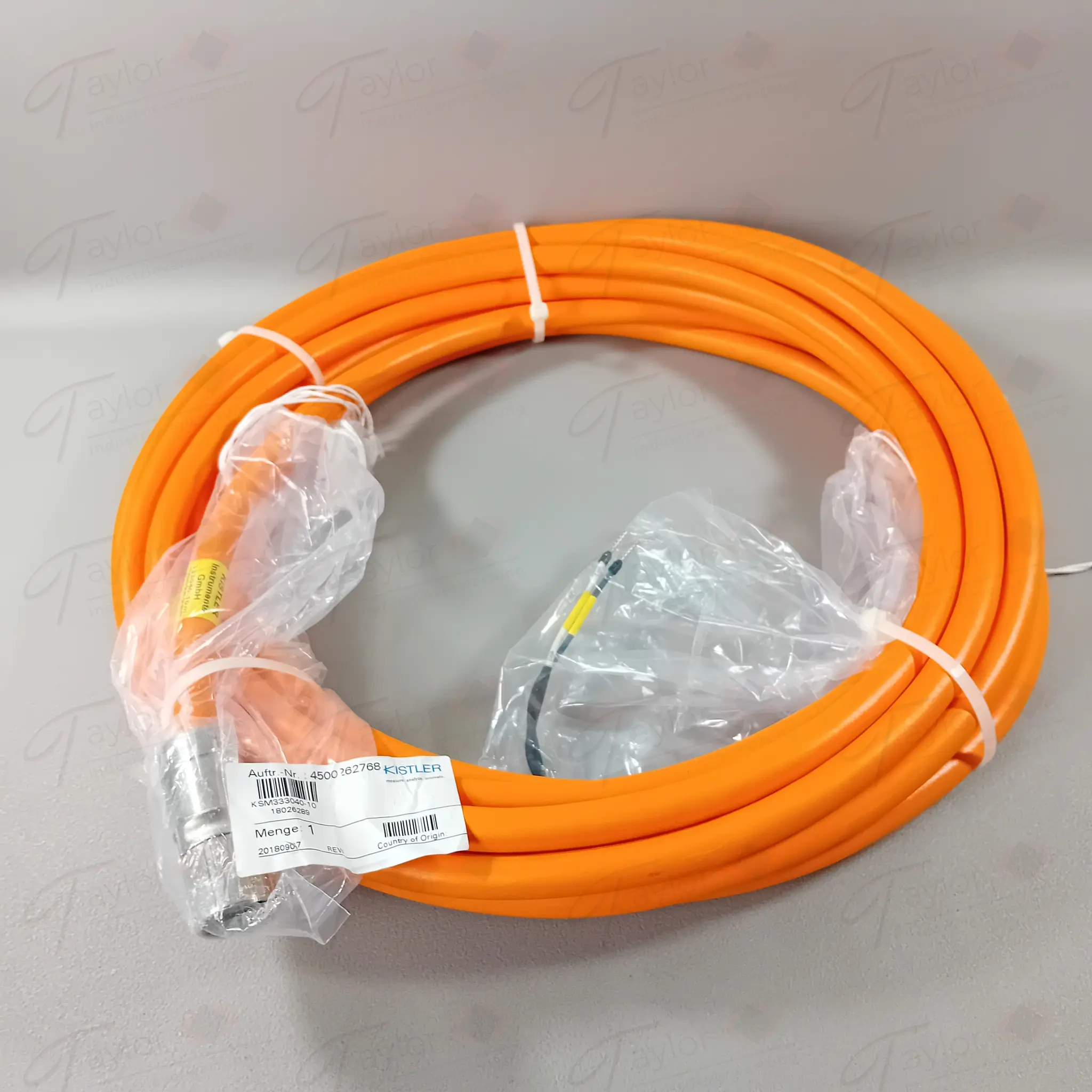 Produktfoto 1 von Kistler KSM333040-10 hochwertiges Motorkabel mit integriertem Stecker NEU o. OVP