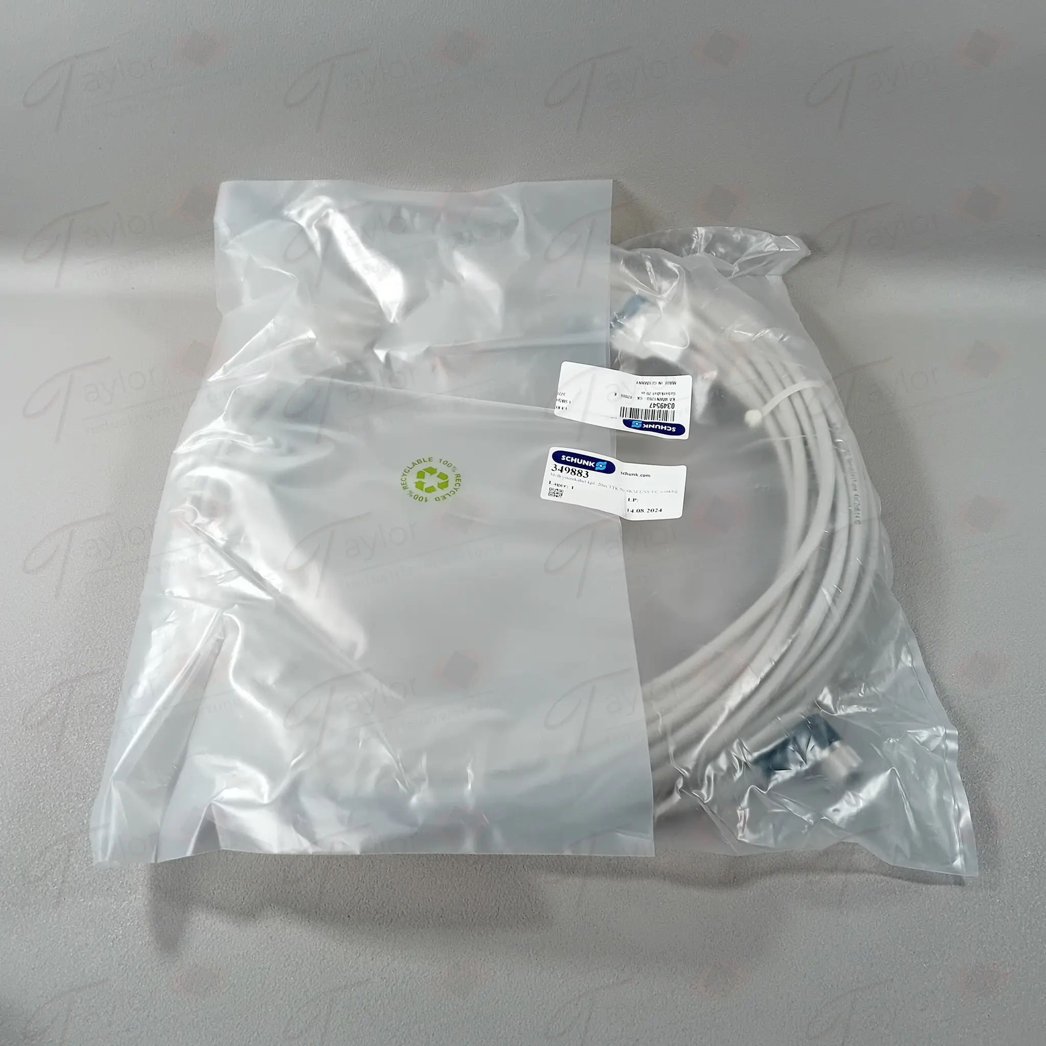 Produktfoto 1 von Schunk 349883 Meysystemkabel kpl. 20m TTK70/SKM ENS EC winklig NEU OVP