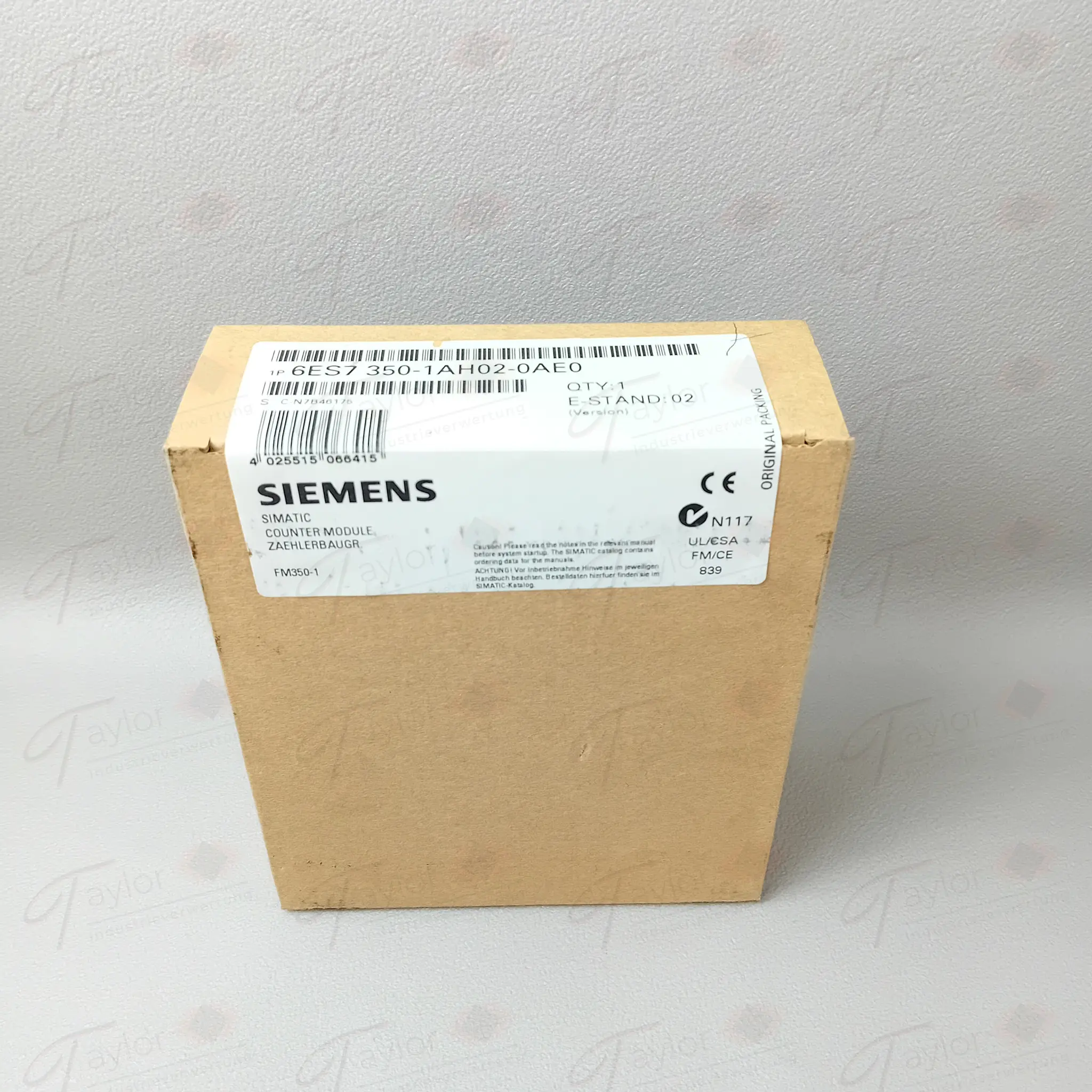Produktfoto 1 von Siemens 6ES7 350-1AH02-0AE0 / 6ES7350-1AH02-0AE0 NEU OVP versiegelt
