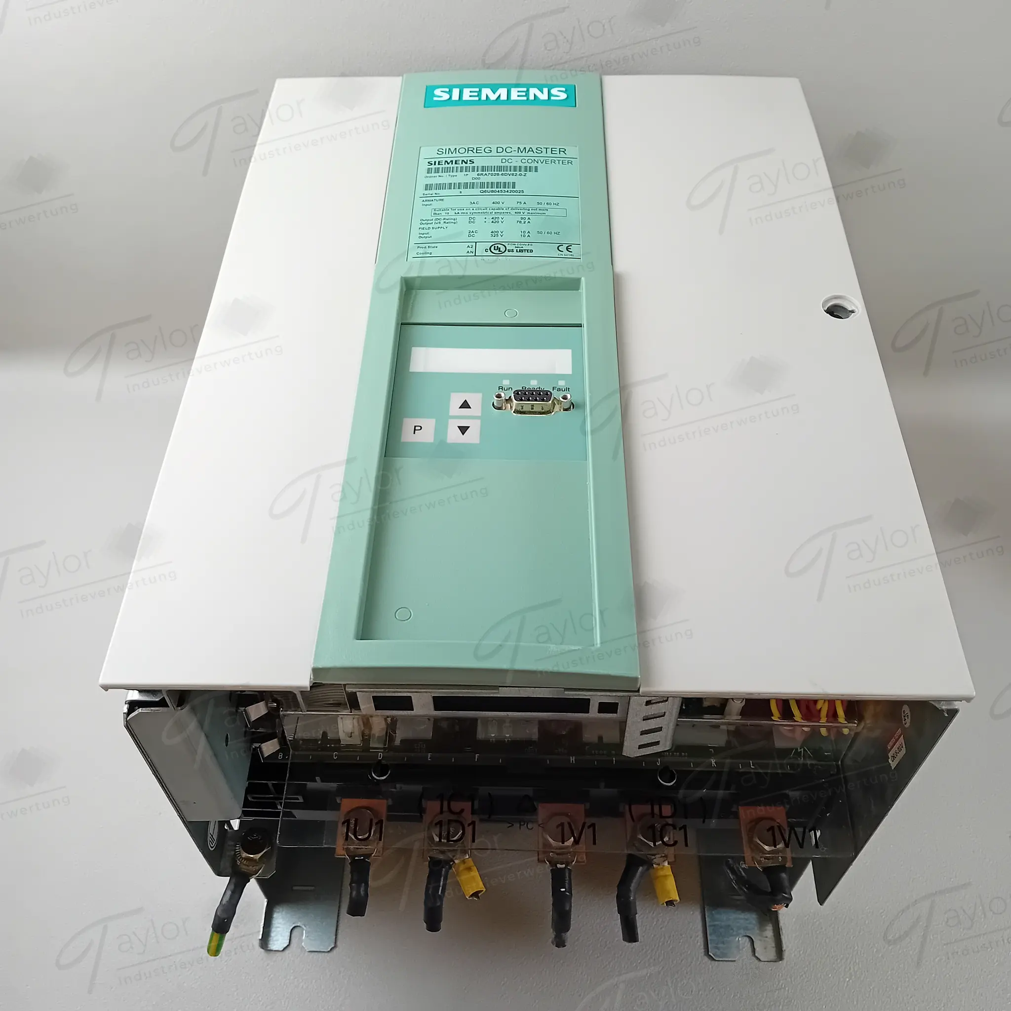 Produktfoto 1 von Siemens 6RA7028-6DV62-0-Z ohne Deckelschraube