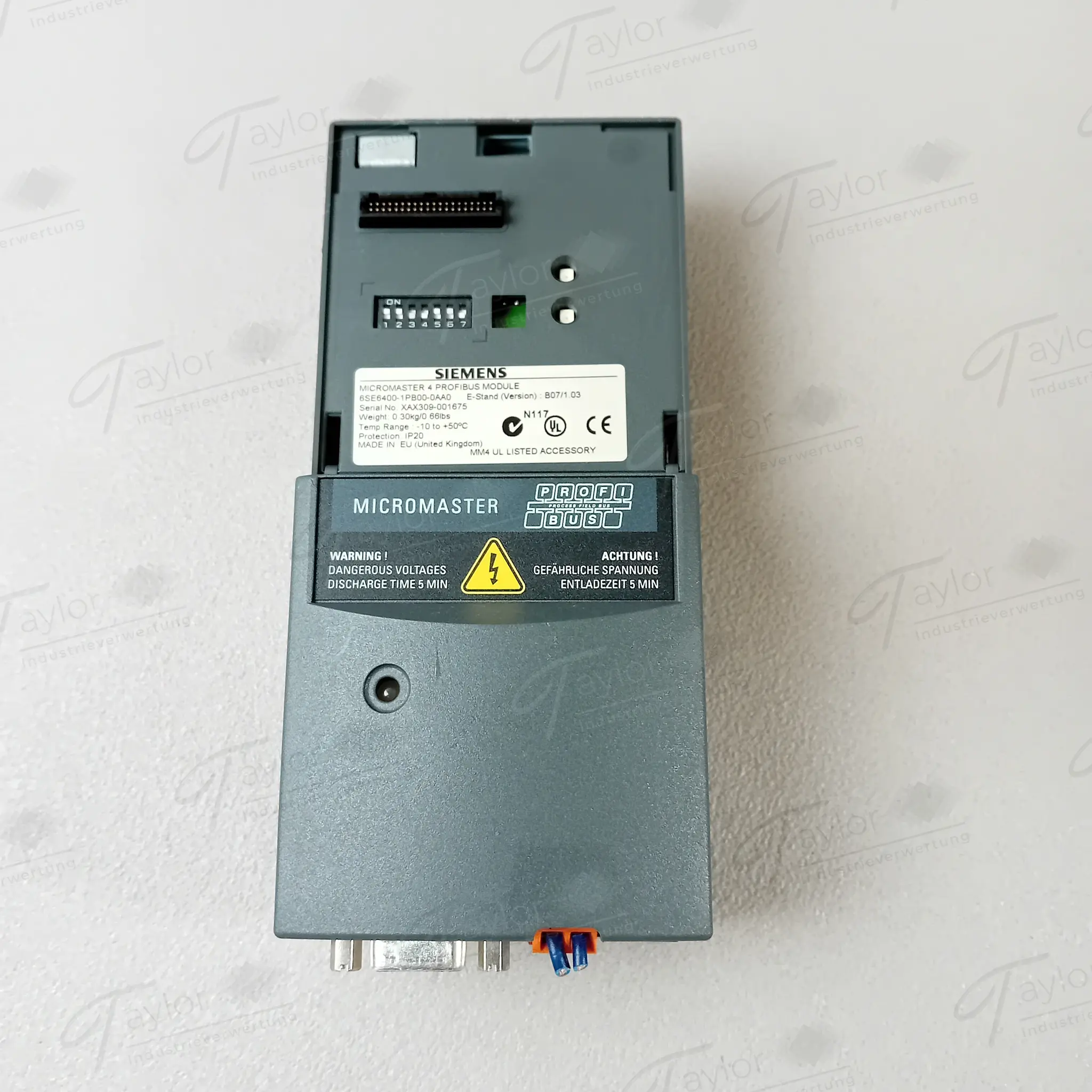 Produktfoto 1 von Siemens 6SE6400-1PB00-0AA0 / 6SE6 400-1PB00-0AA0 ohne Cover