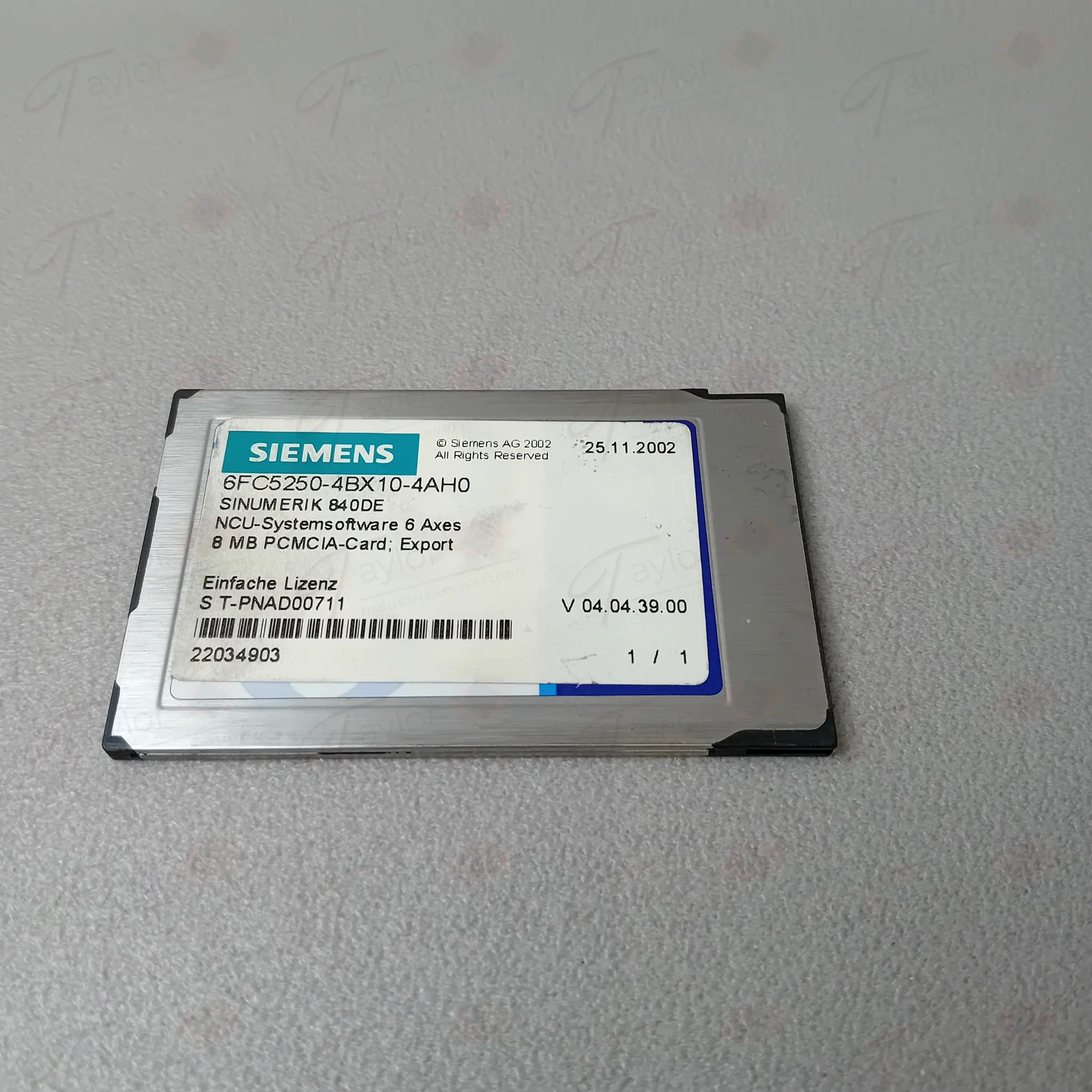 Produktfoto 1 von Siemens 6FC5250-4BX10-4AH0 / 6FC5 250-4BX10-4AH0