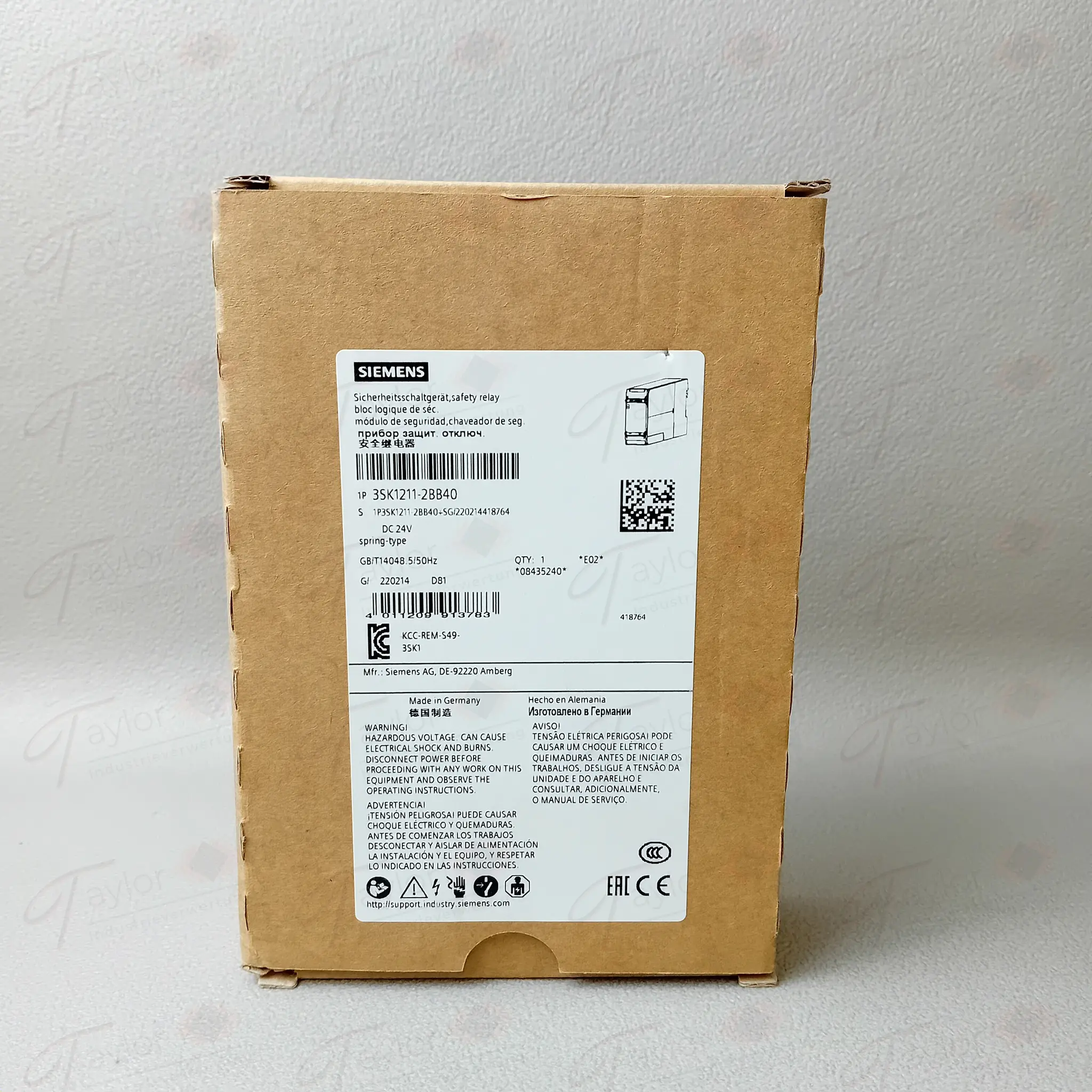Produktfoto 1 von Siemens  SIRIUS 3SK1 3SK1211-2BB40 / 3SK1 211-2BB40 NEU OVP