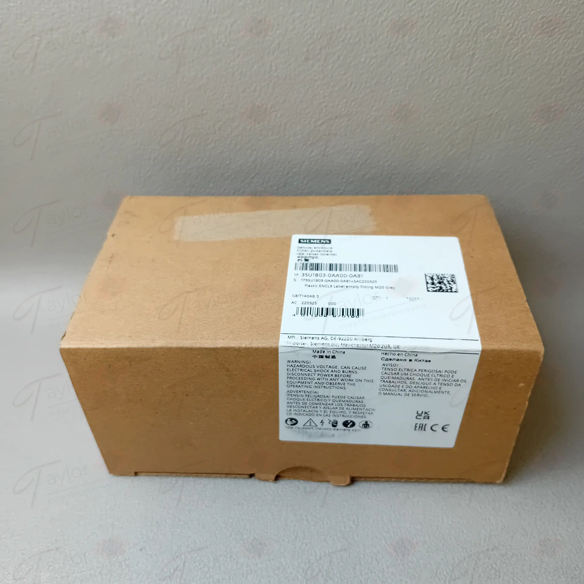 Produktfoto 1 von Siemens SIRIUS ACT Leergehäuse 3SU1803-0AA00-0AB1 / 3SU1 803-0AA00-0AB1 NEU OVP