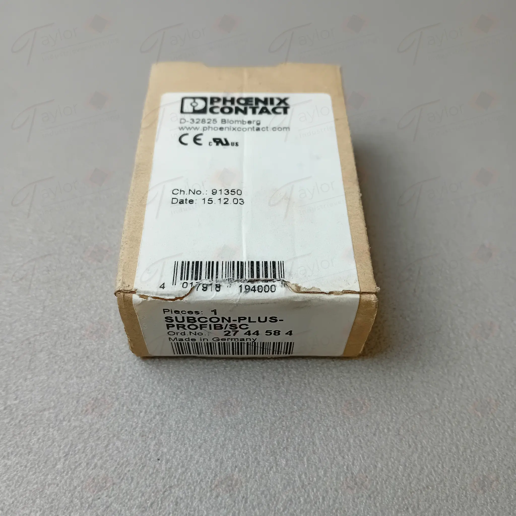 Produktfoto 1 von Phoenix Contact 2744584 D-SUB-Busstecker NEU in OVP Siegel offen
