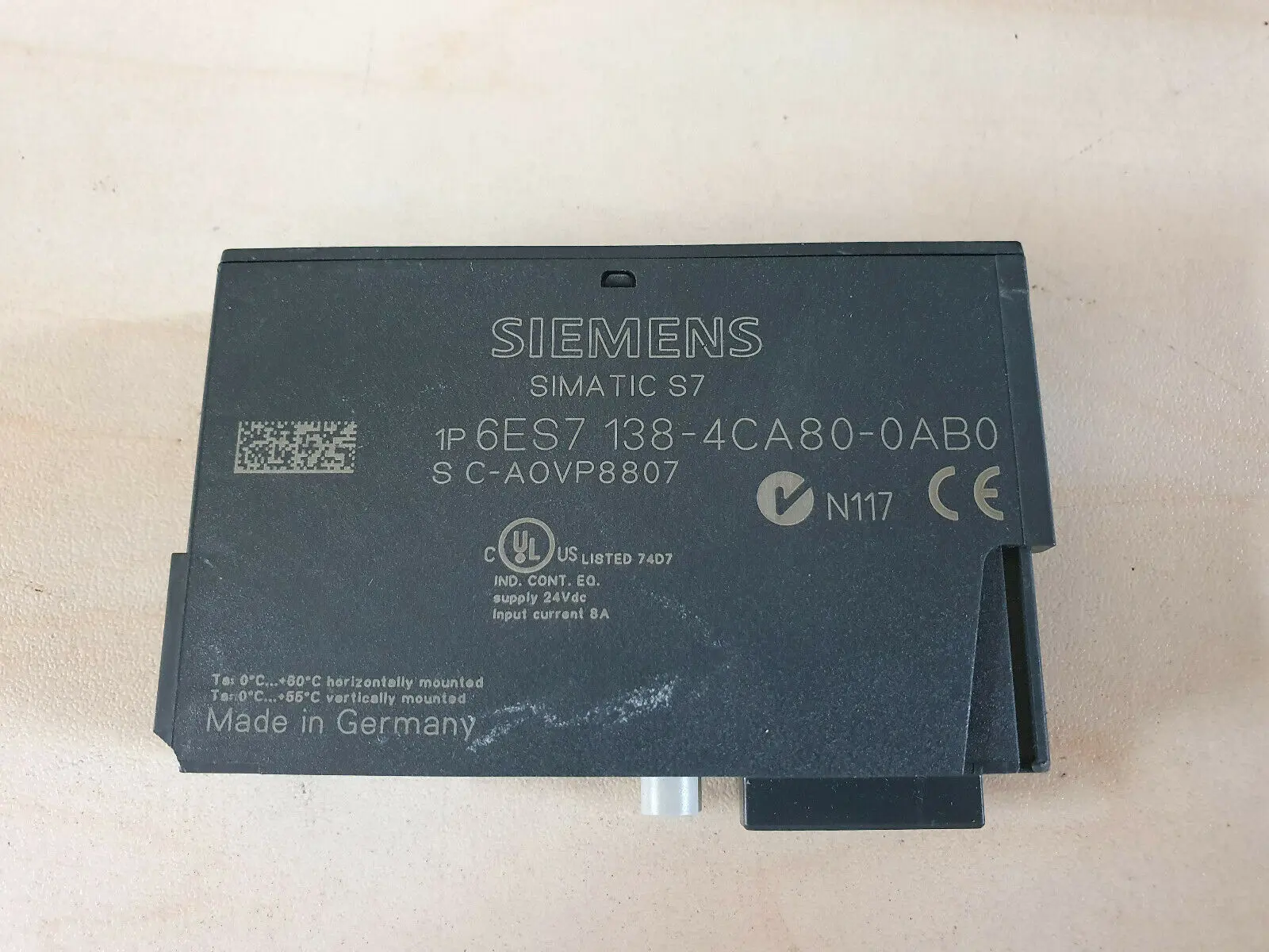 Produktfoto 1 von Siemens 6ES7138-4CA80-0AB0 / 6ES7 138-4CA80-0AB0