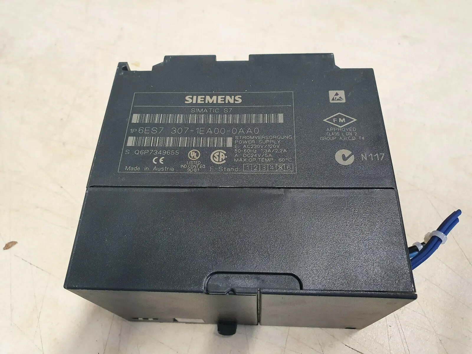 Produktfoto 1 von Siemens 6ES7 307-1EA00-0AA0 / 6ES7307-1EA00-0AA0