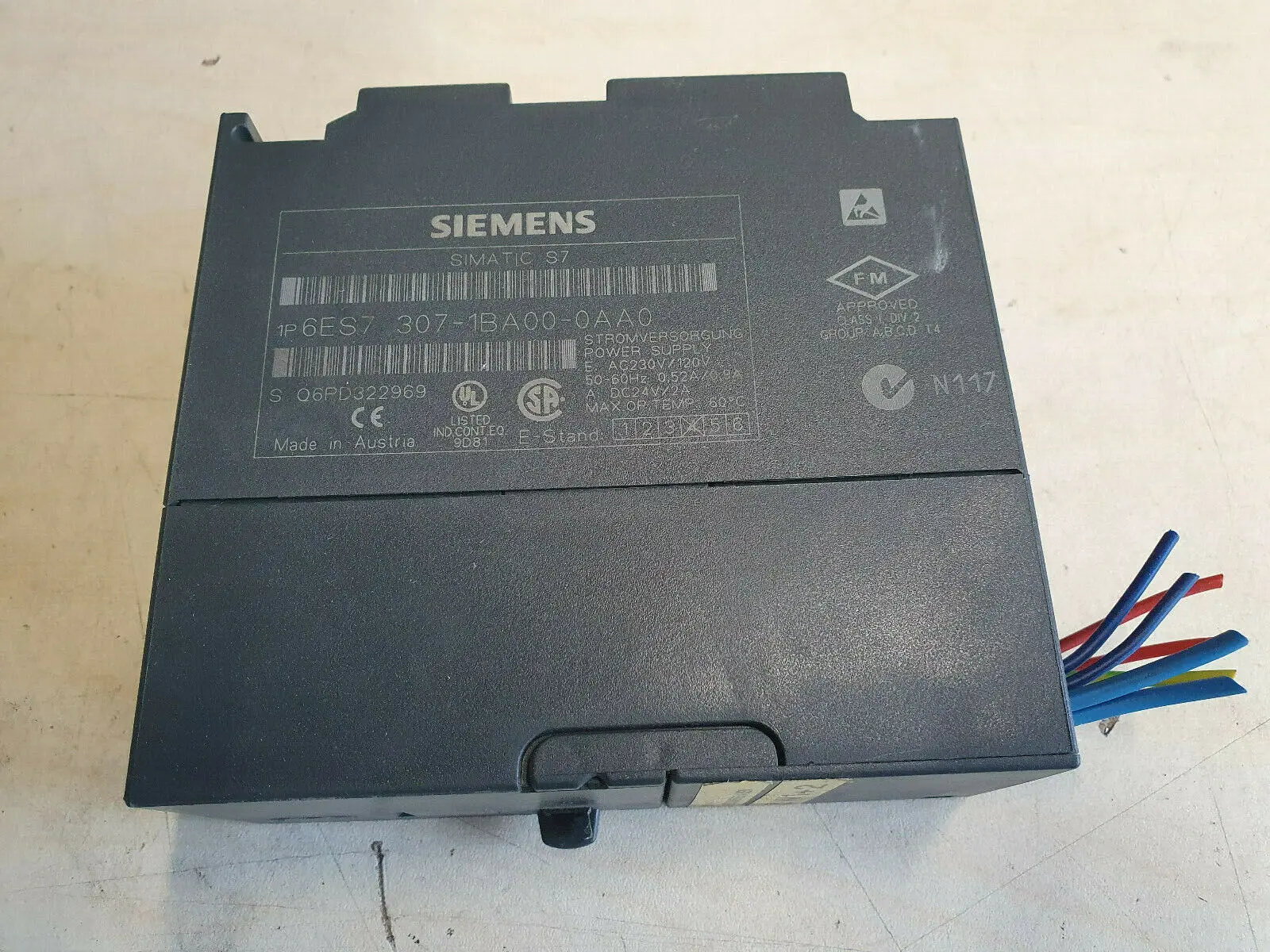 Produktfoto 1 von Siemens 6ES7 307-1BA00-0AA0 / 6ES7307-1BA00-0AA0