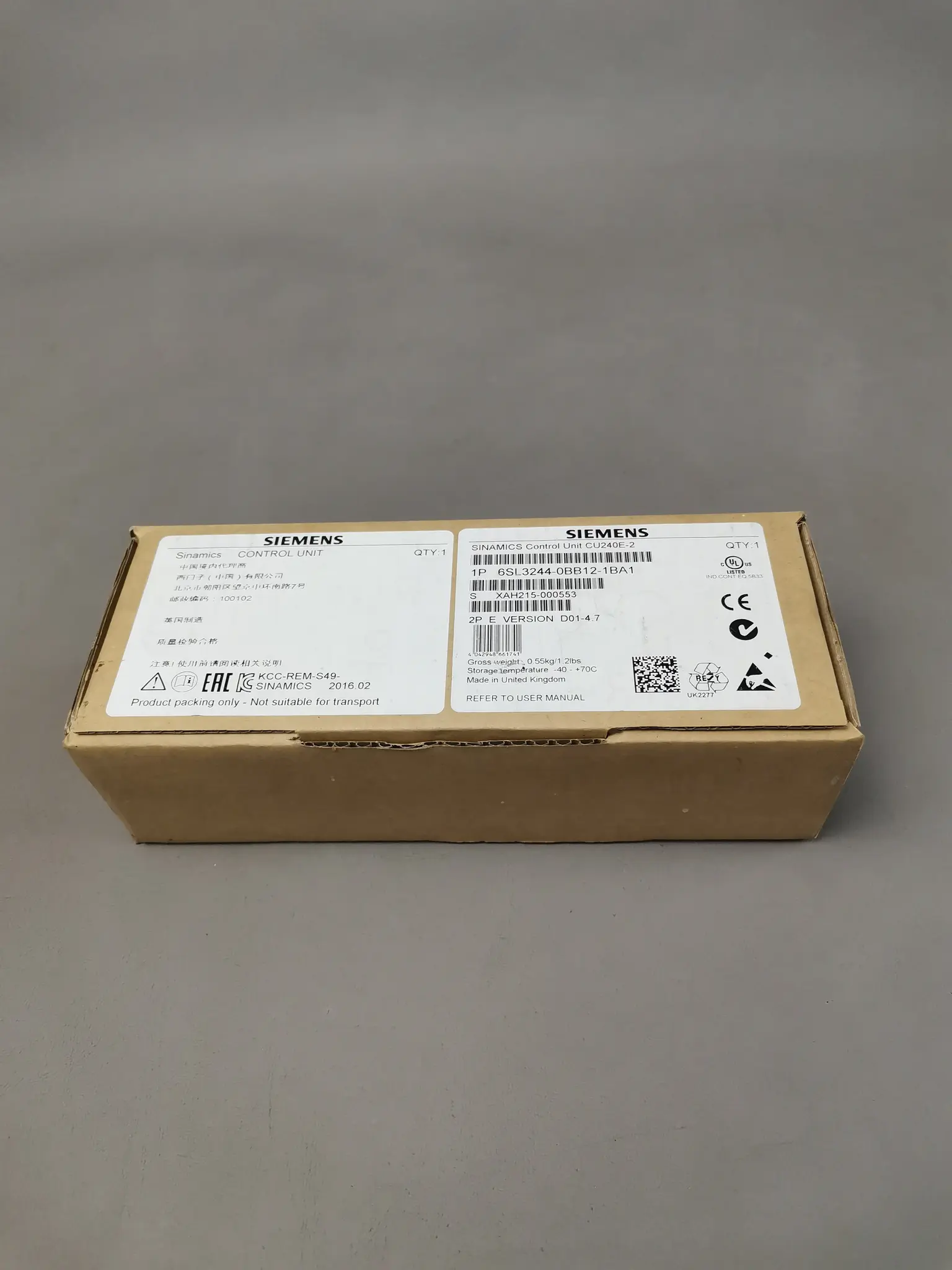 Produktfoto 1 von Siemens 6SL3244-0BB12-1BA1 NEU OVP