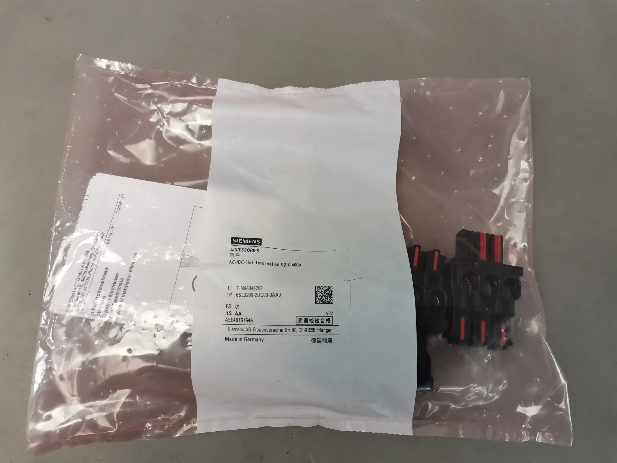 Produktfoto 1 von Siemens 6SL3260-2DC00-0AA0 NEU OVP