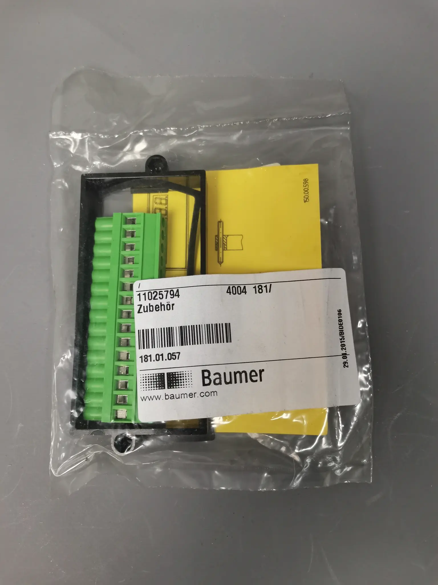 Produktfoto 1 von Baumer 11025794 NEU