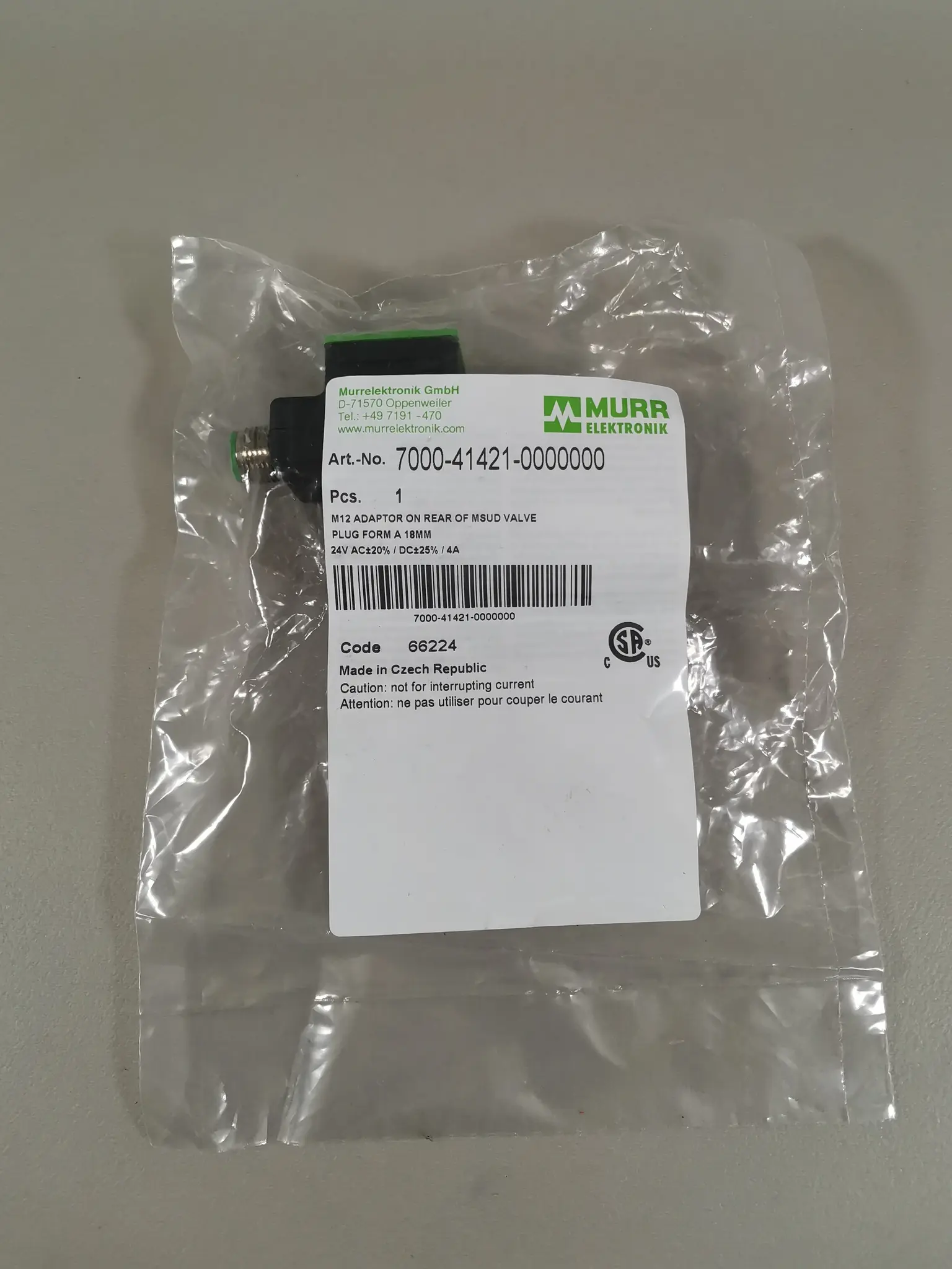 Produktfoto 1 von Murr 7000-41421-0000000 NEU OVP