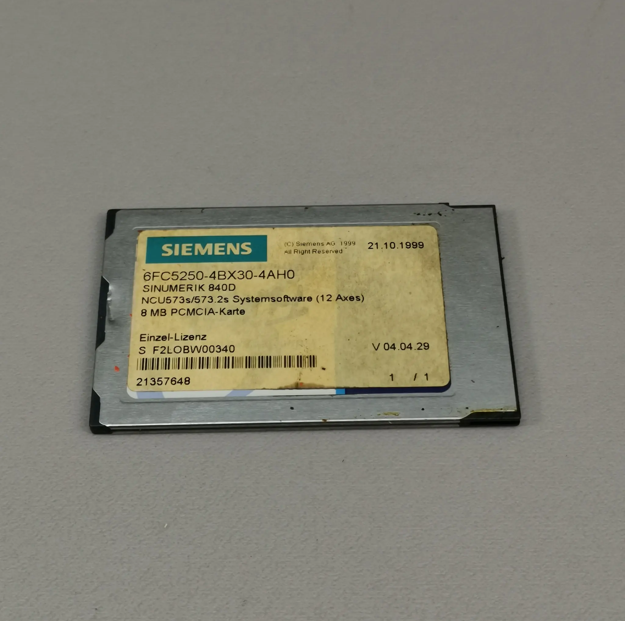 Produktfoto 1 von Siemens 6FC5250-4BX30-4AH0