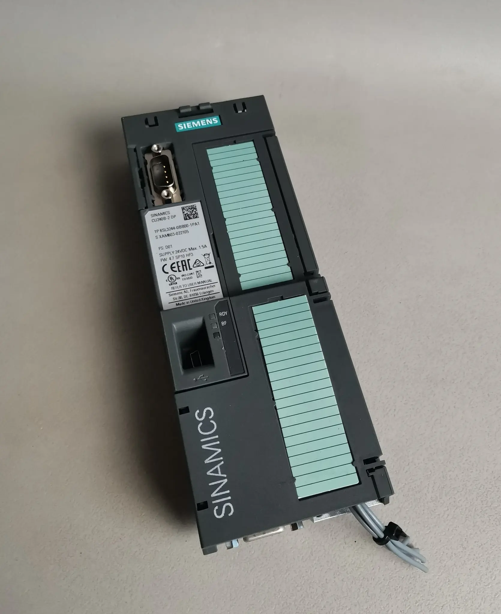 Produktfoto 1 von Siemens 6SL3244-0BB00-1PA1 SINAMICS CU240B-2 DP
