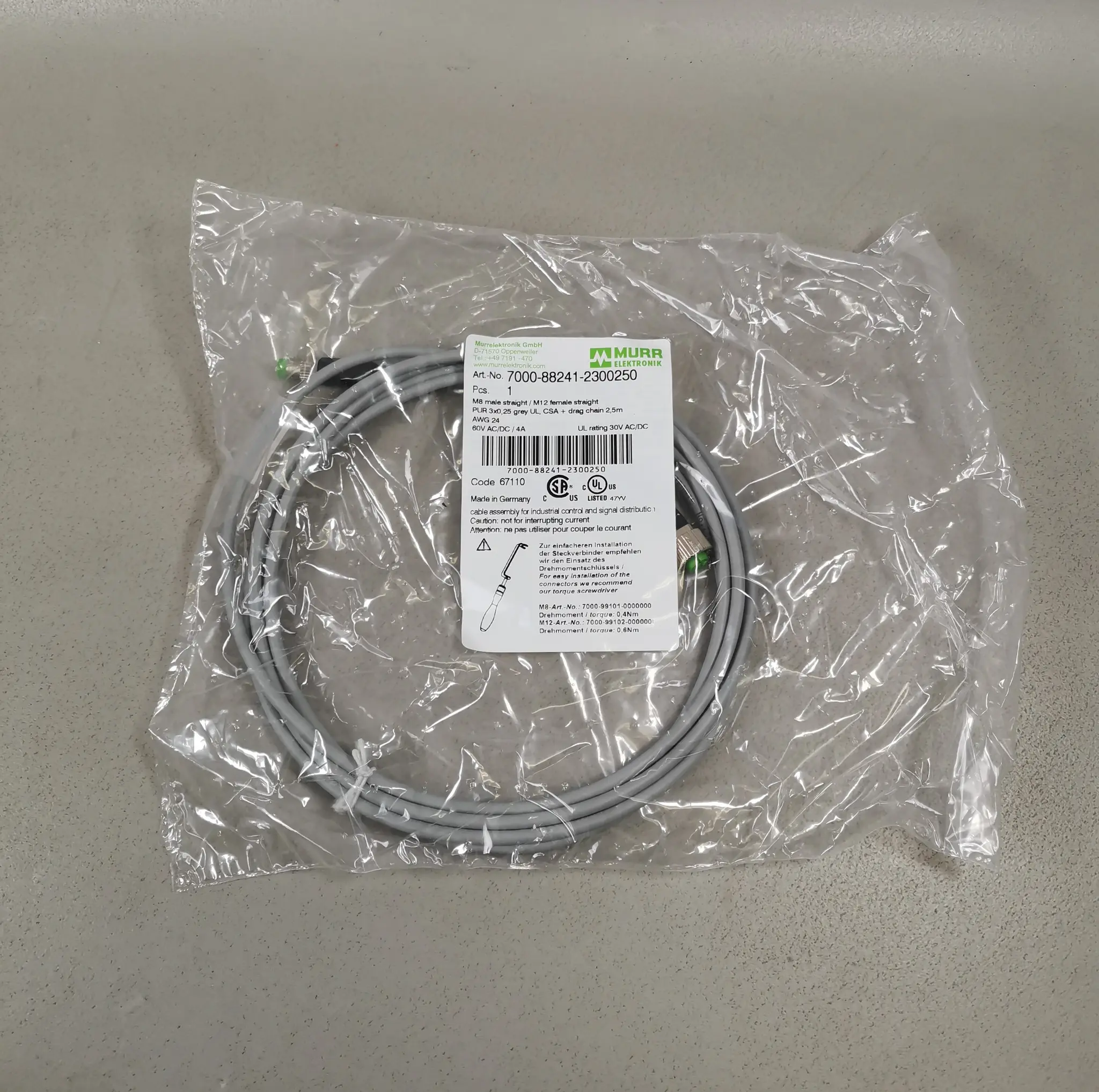 Produktfoto 1 von Murr 7000-88241-2300250 NEU OVP