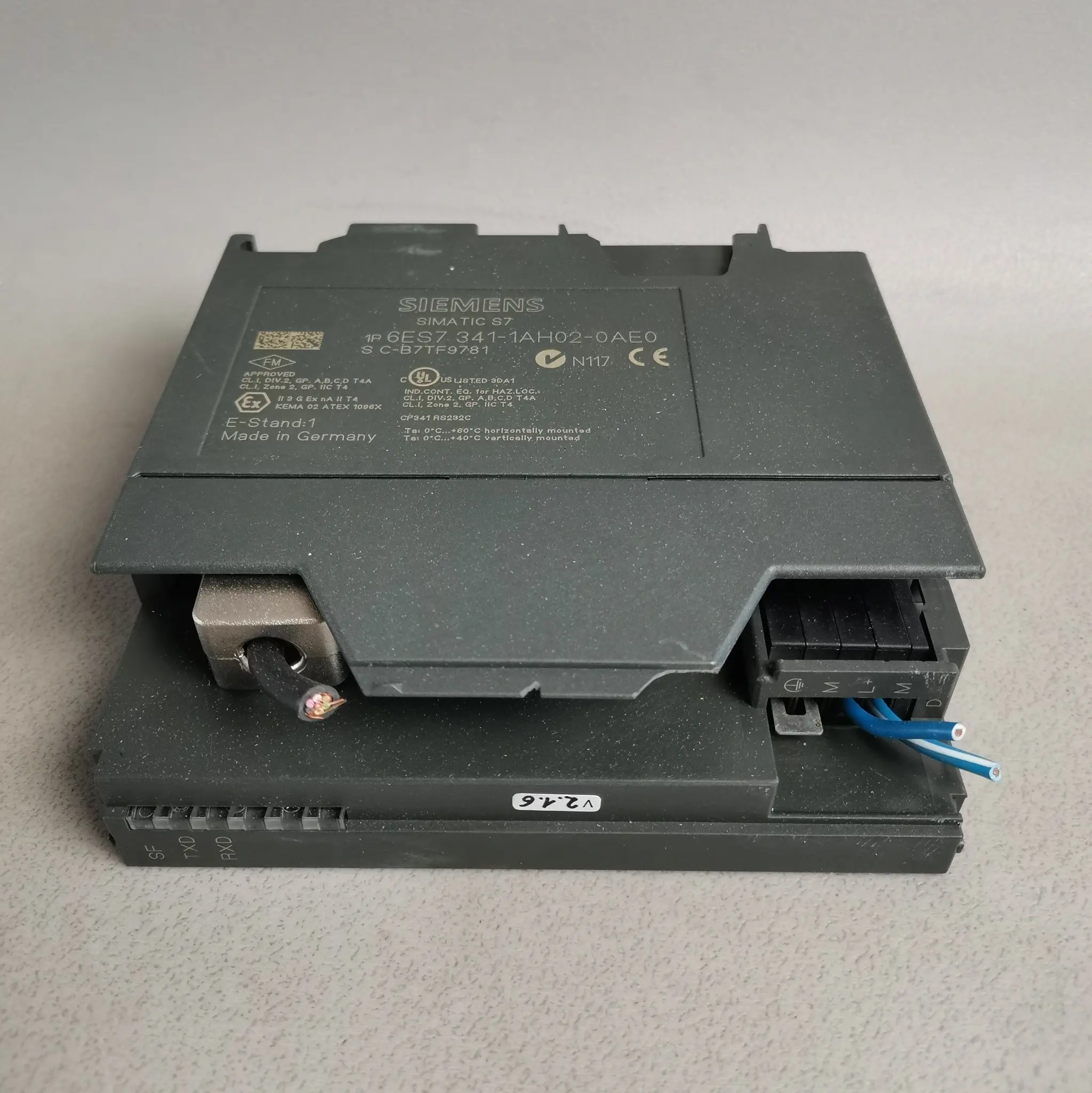 Produktfoto 1 von Siemens 6ES7 341-1AH02-0AE0 ohne Klappe