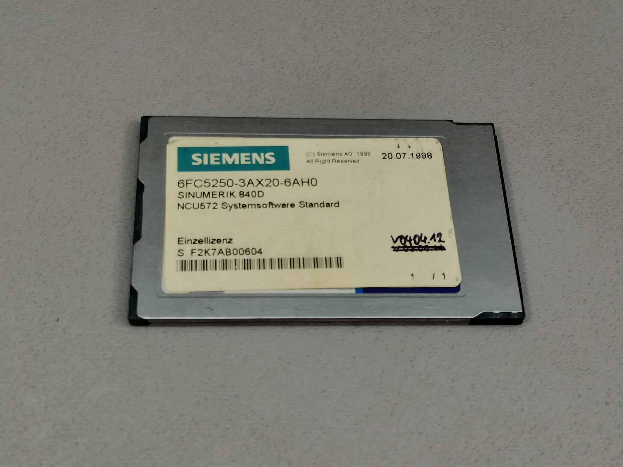 Produktfoto 1 von Siemens 6FC5250-3AX20-6AH0