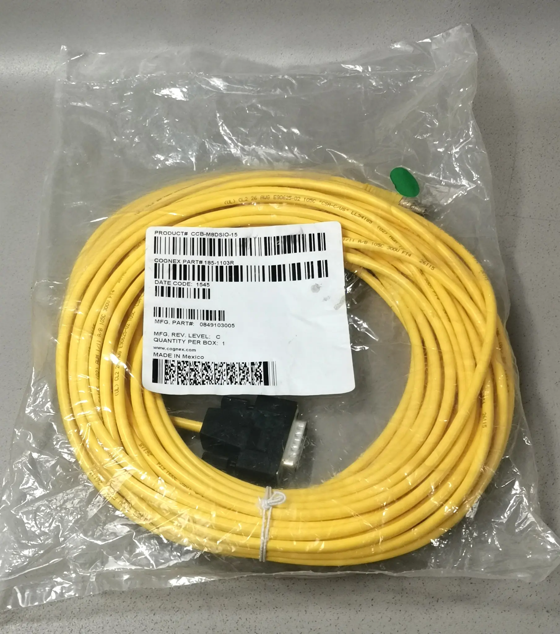 Produktfoto 1 von Cognex CCB-M8DSIO-15 NEU