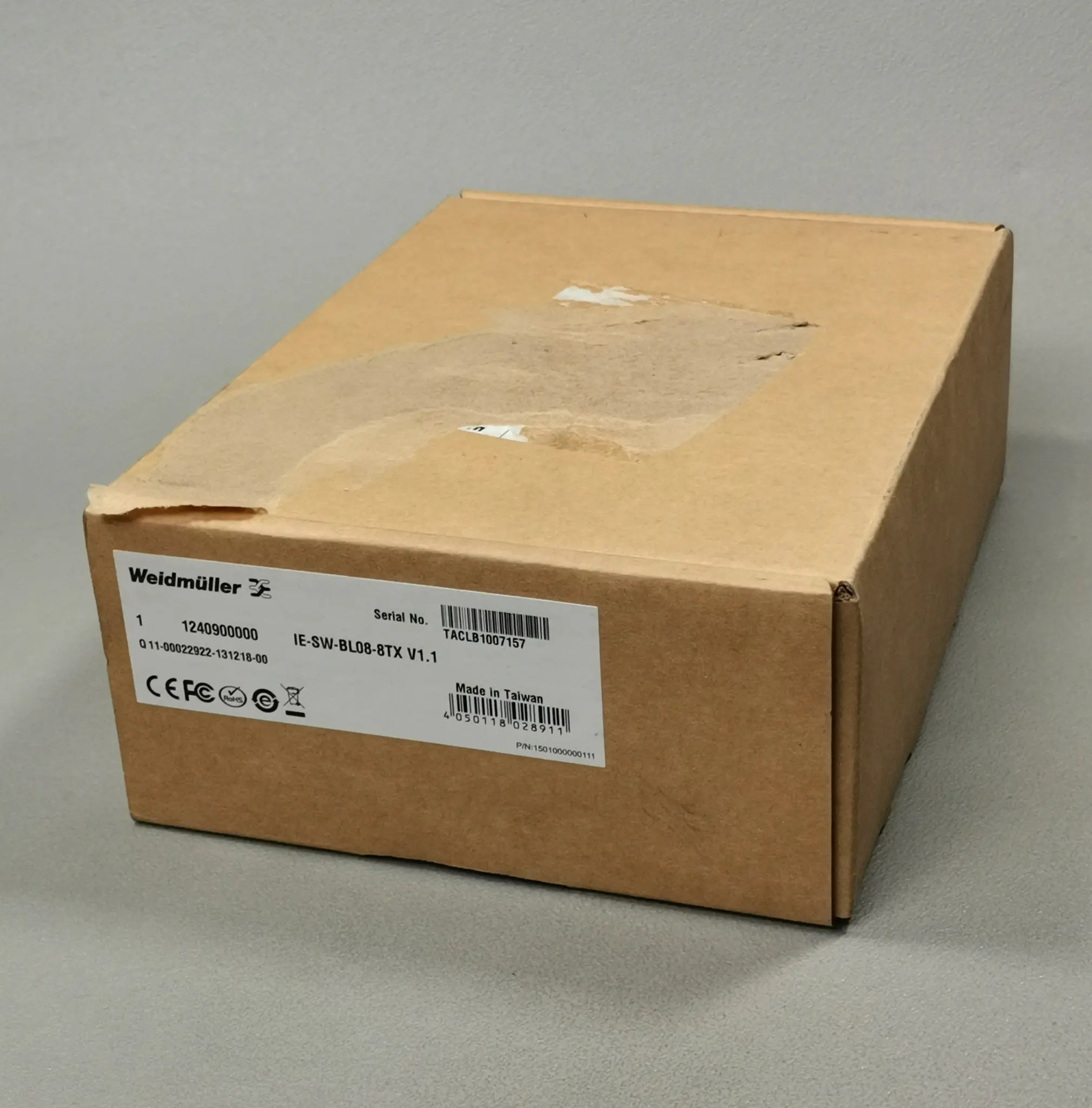 Produktfoto 1 von Weidmüller IE-SW-BL08-8TX V1.1 NEU OVP